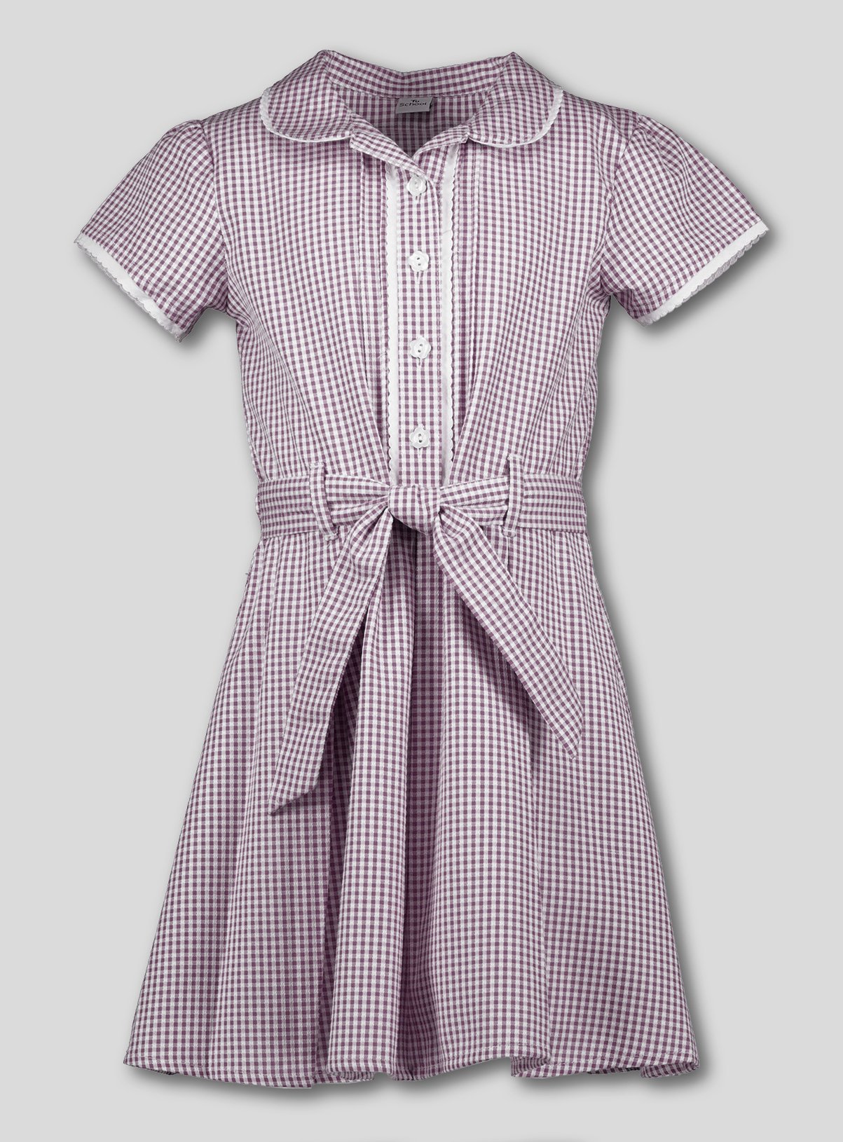 plus size gingham school dress