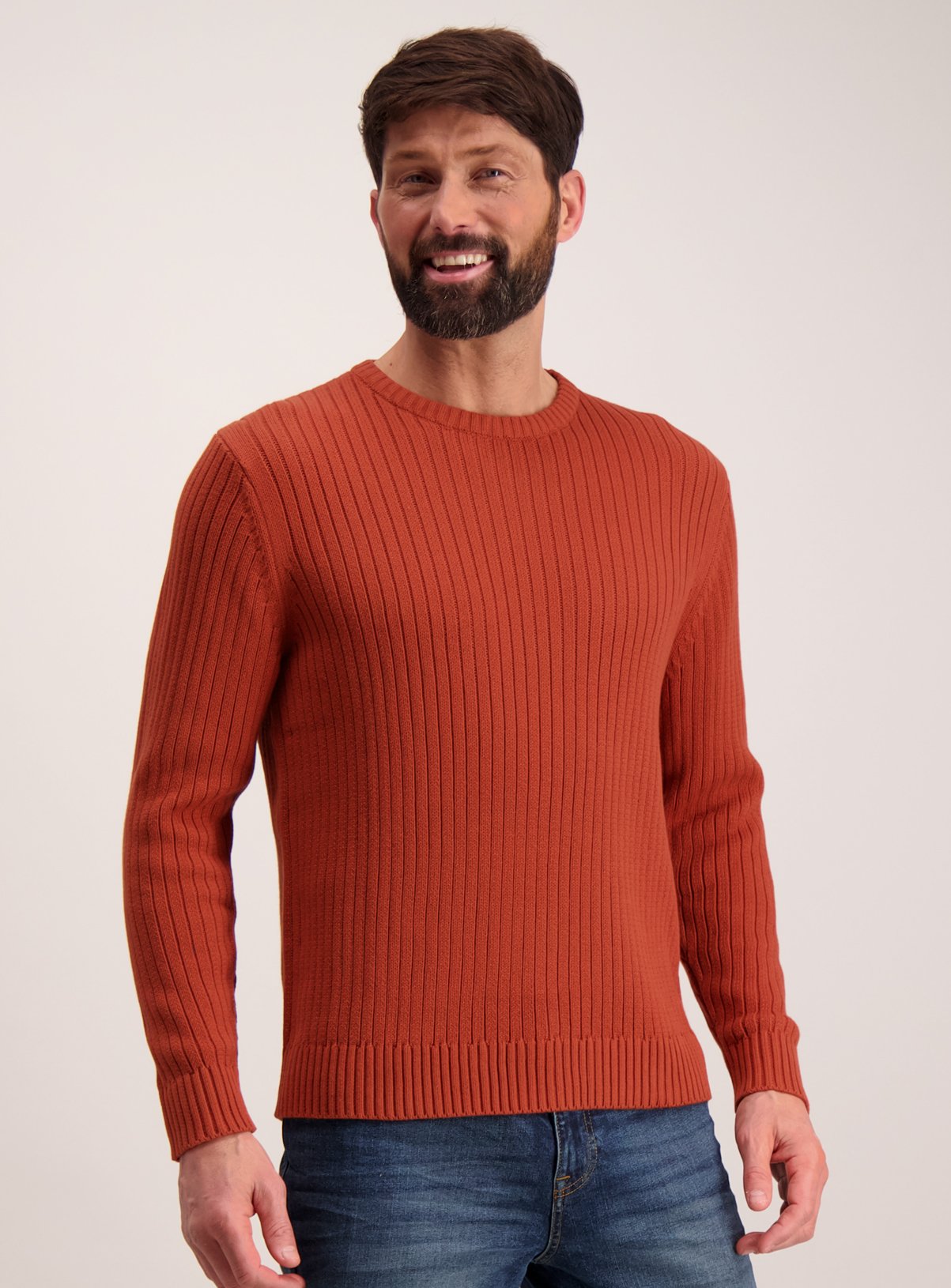 Navy Fisherman Rib Crew Neck Jumper Review