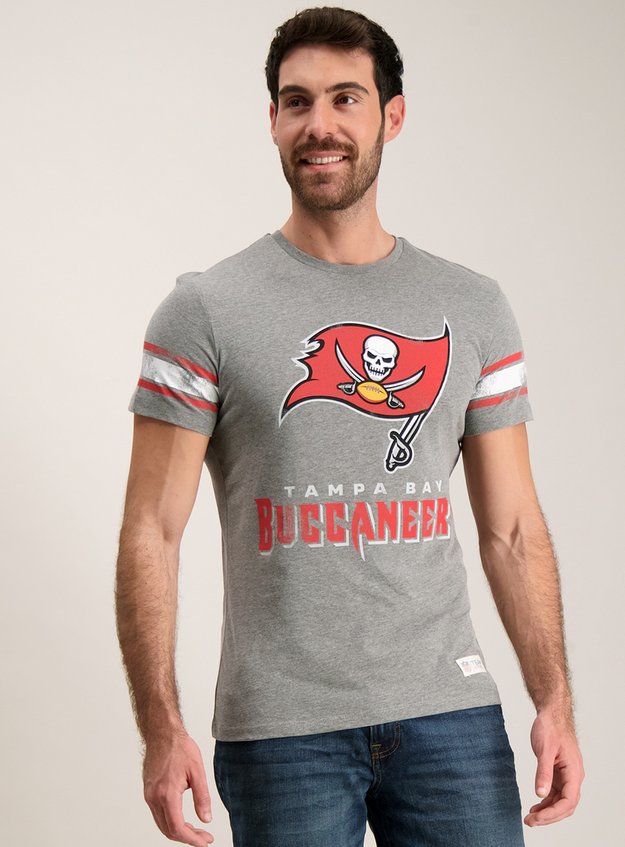 Menswear Nfl Tampa Bay Buccaneers Grey T Shirt Tu Clothing