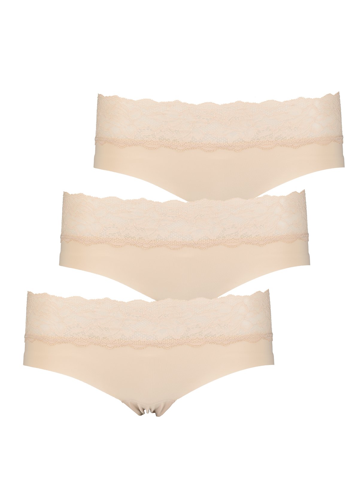 Nude Skin Tone 2 Lace Top Knicker Shorts 3 Pack Review