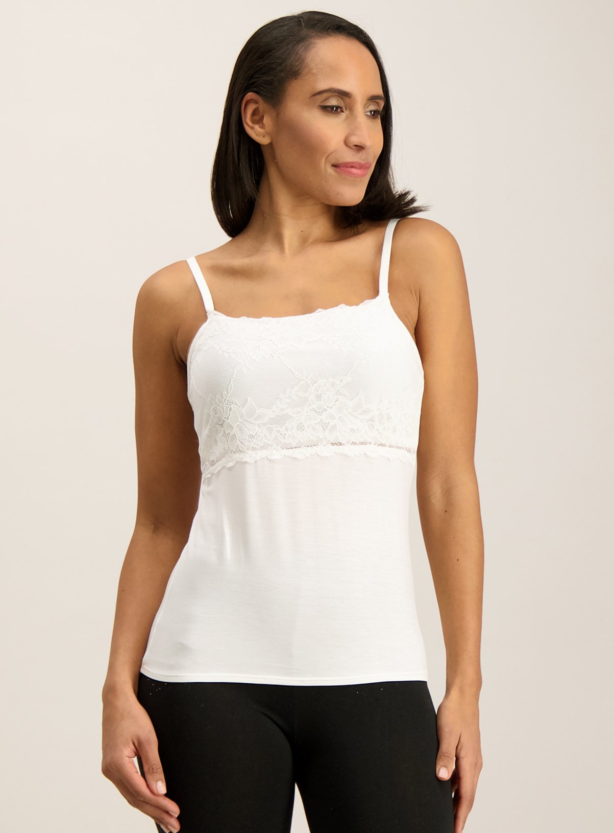 cream camisole vest