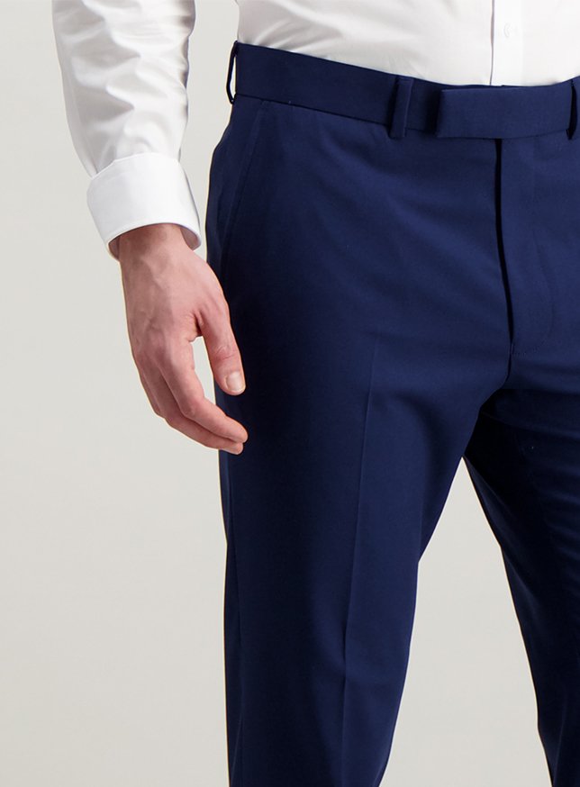 Cobalt Blue Tailored Fit Trousers Review