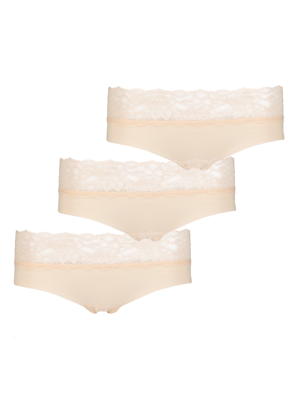 Nude Skin Tone 1 Lace Top Knicker Shorts 3 Pack Review