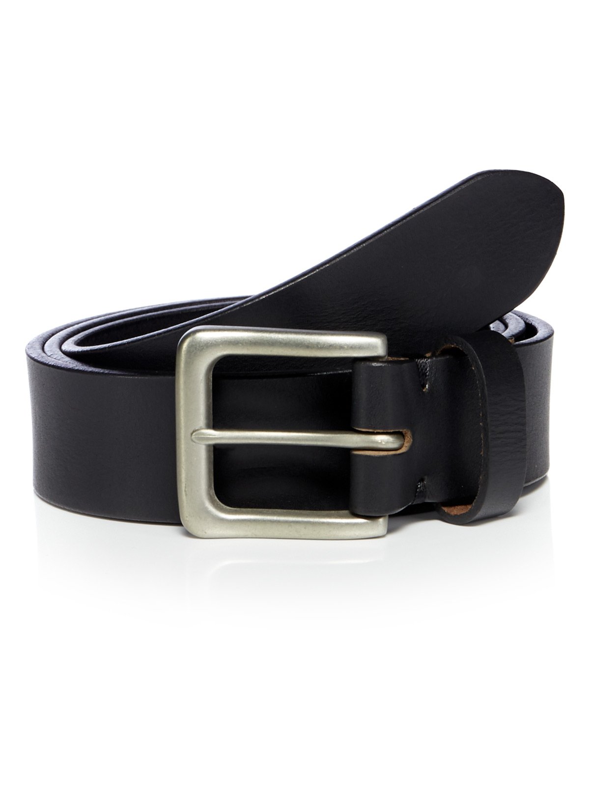 Black Leather Silver Buckle Belt Review