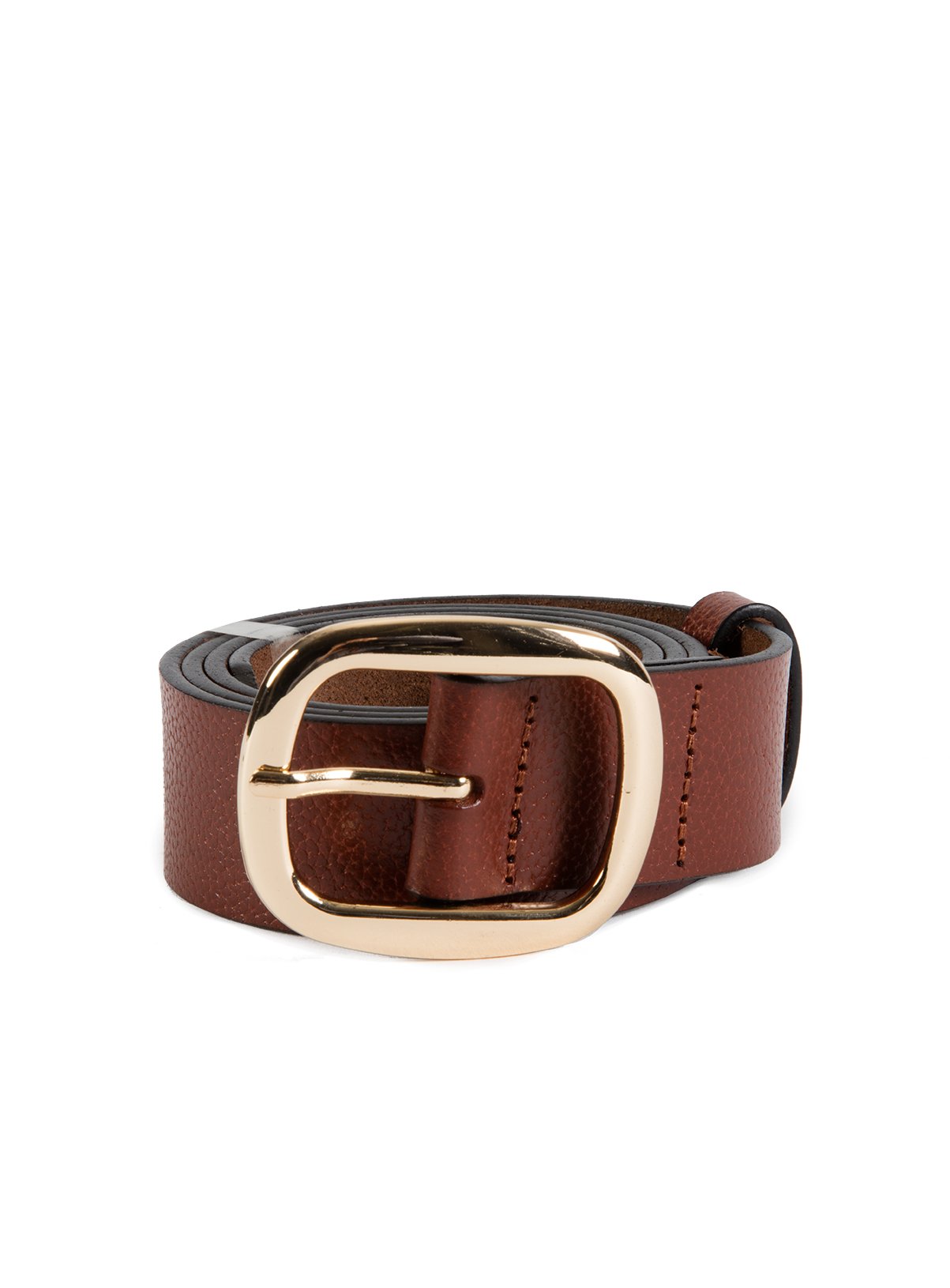 Tan Leather Gold Buckle Belt Review