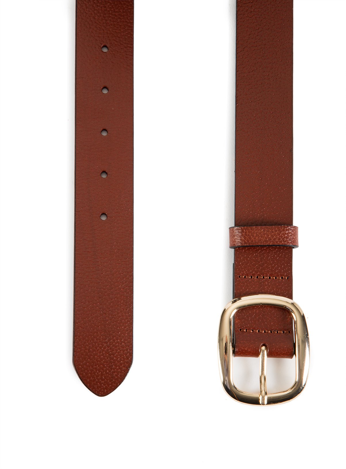 Tan Leather Gold Buckle Belt Review