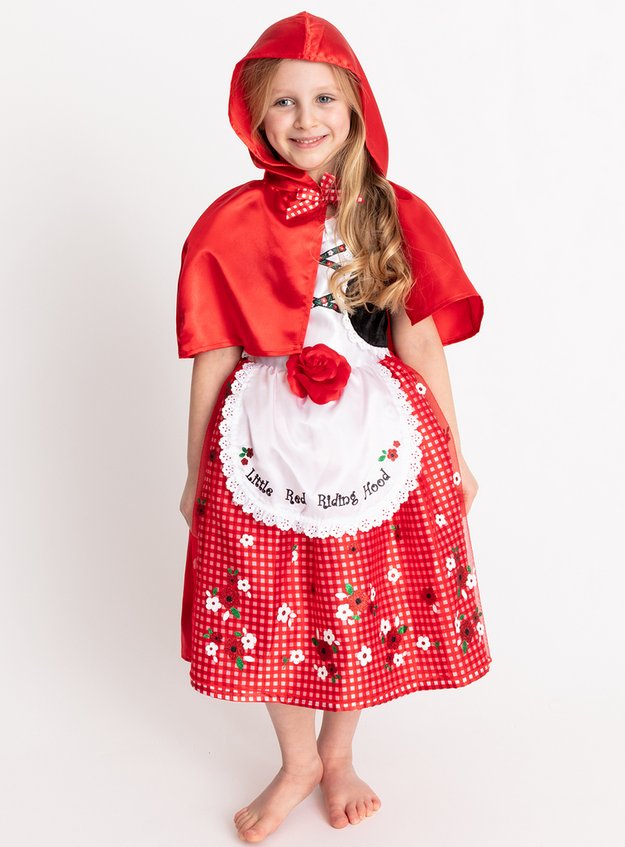 Fancy Dress Little Red Riding Hood Costume 2 10 Years Tu Clothing