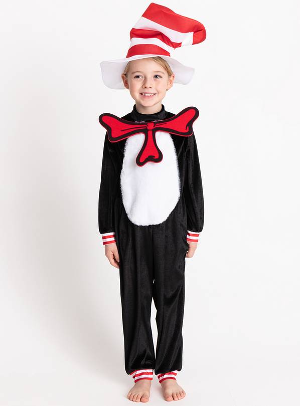 Dr. Seuss Cat In The Hat Black Costume - 11-12 years