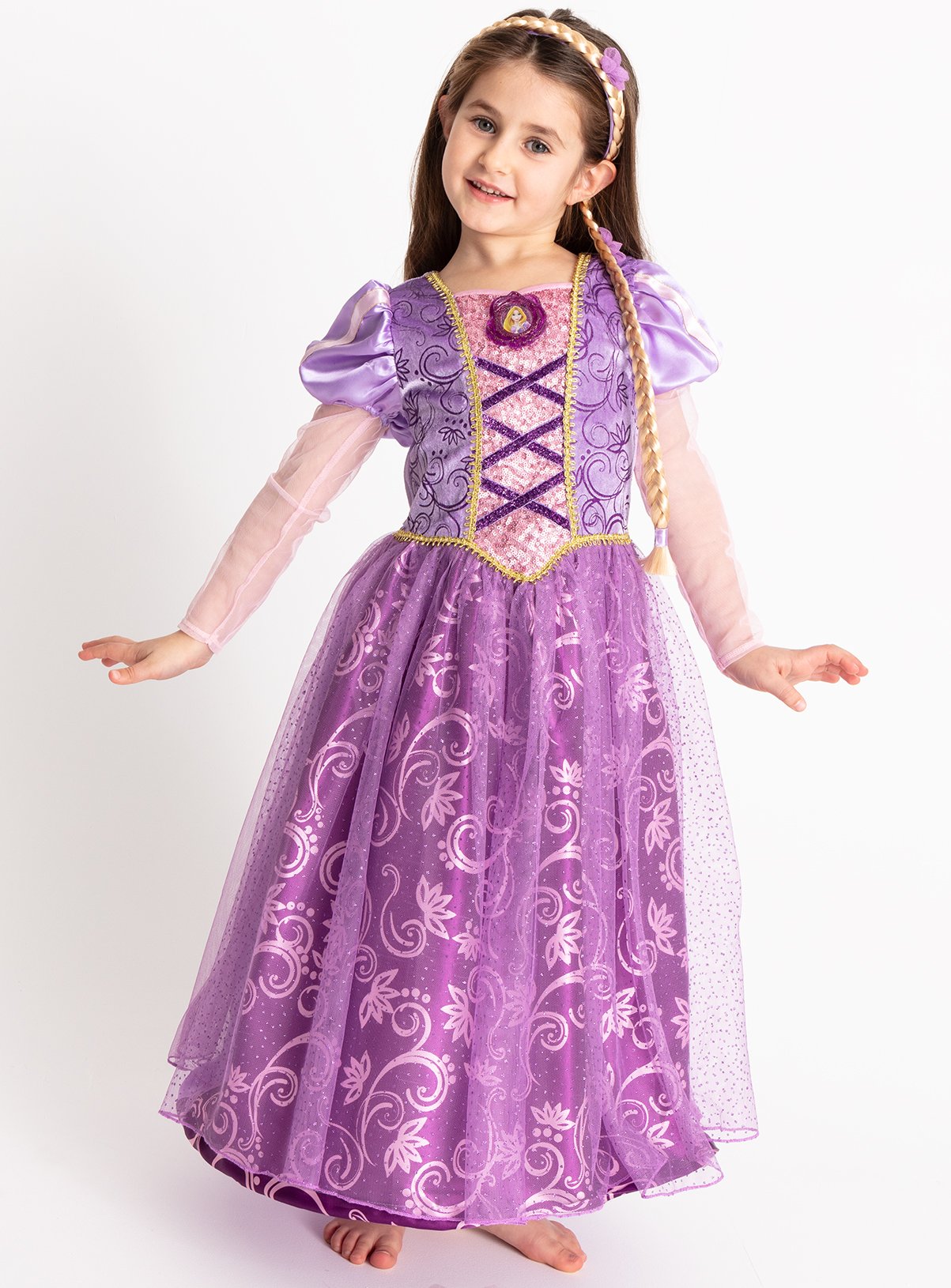 purple rapunzel dress