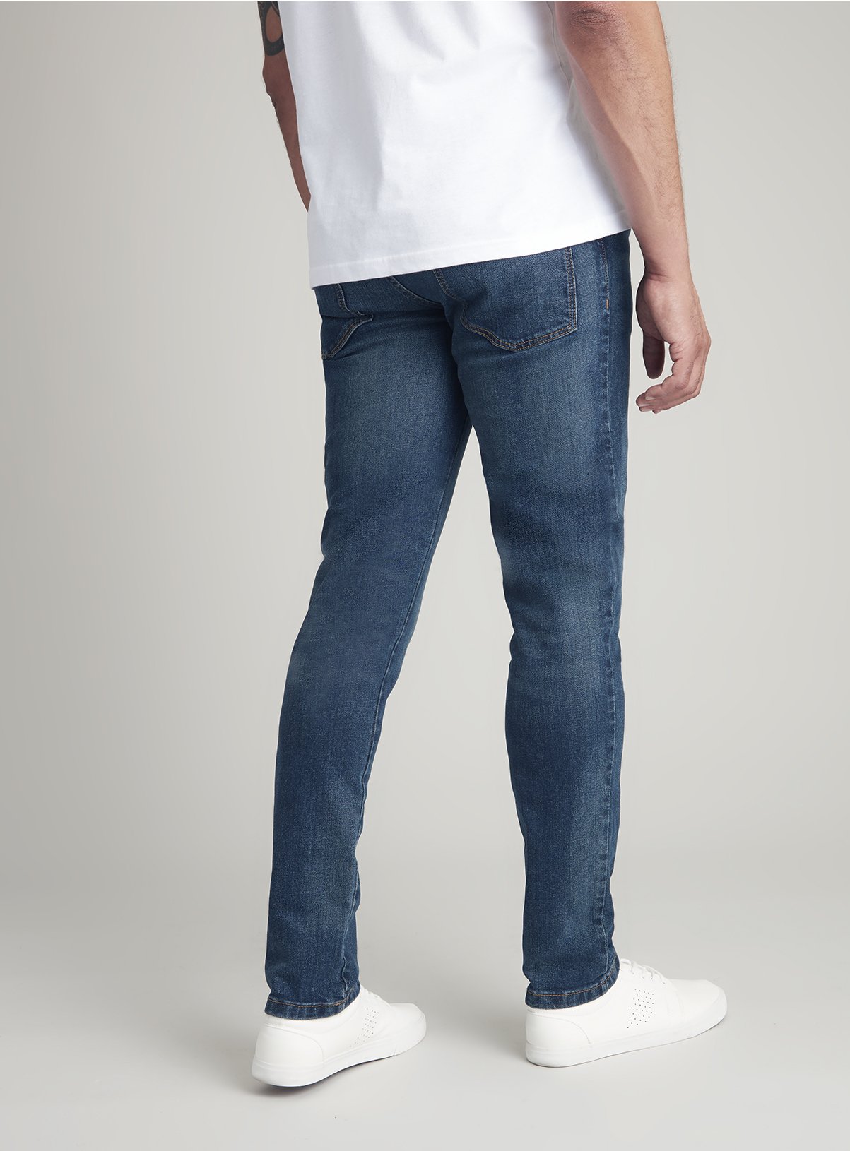 Blue Midwash Super Skinny Denim Jeans With Stretch Review