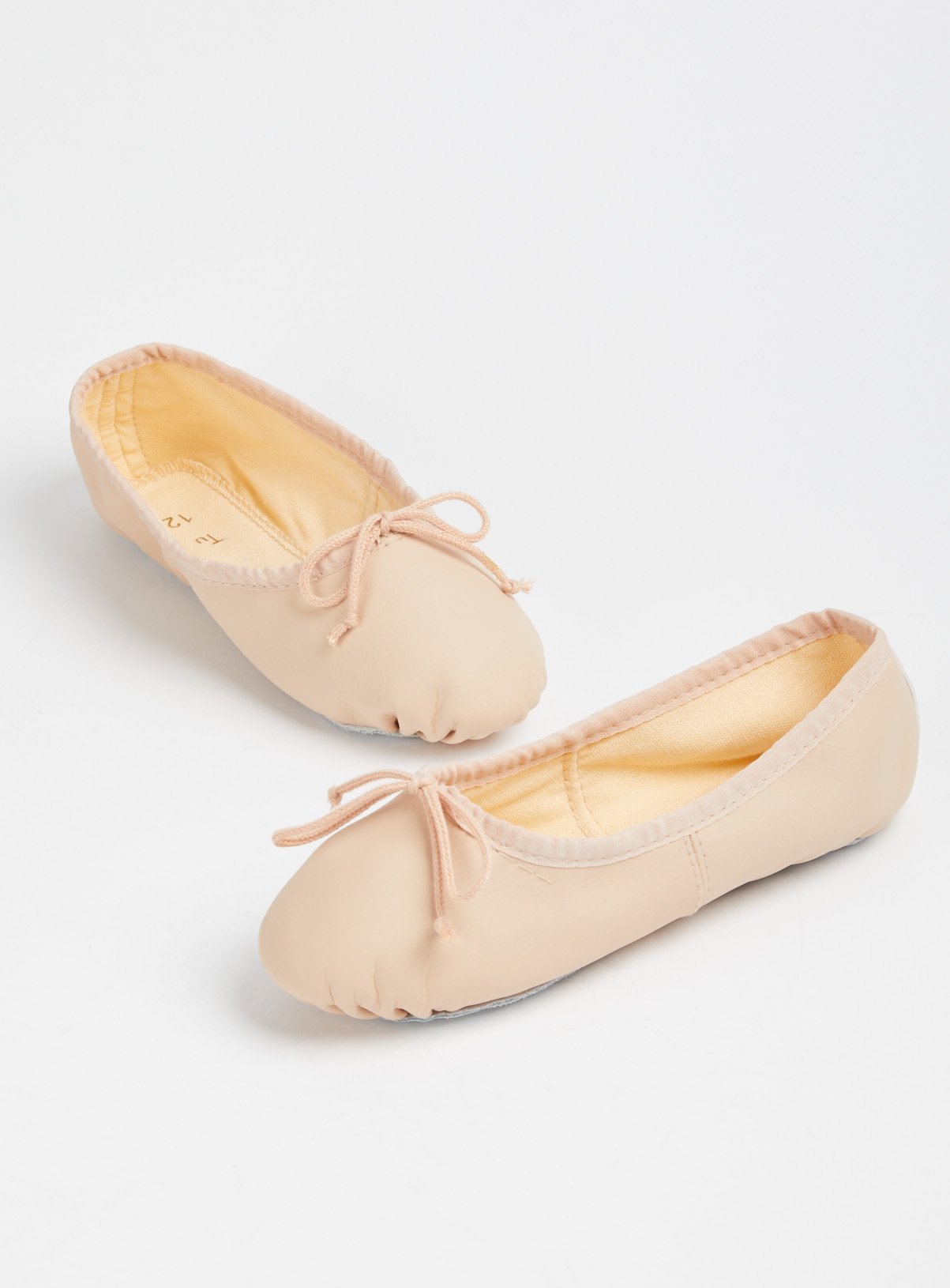 Kids Pink Ballet Shoes In Mesh Bag (6 