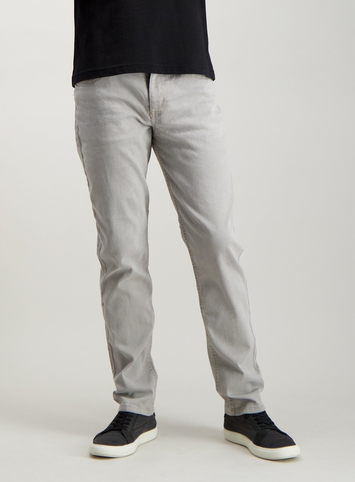stretch grey jeans