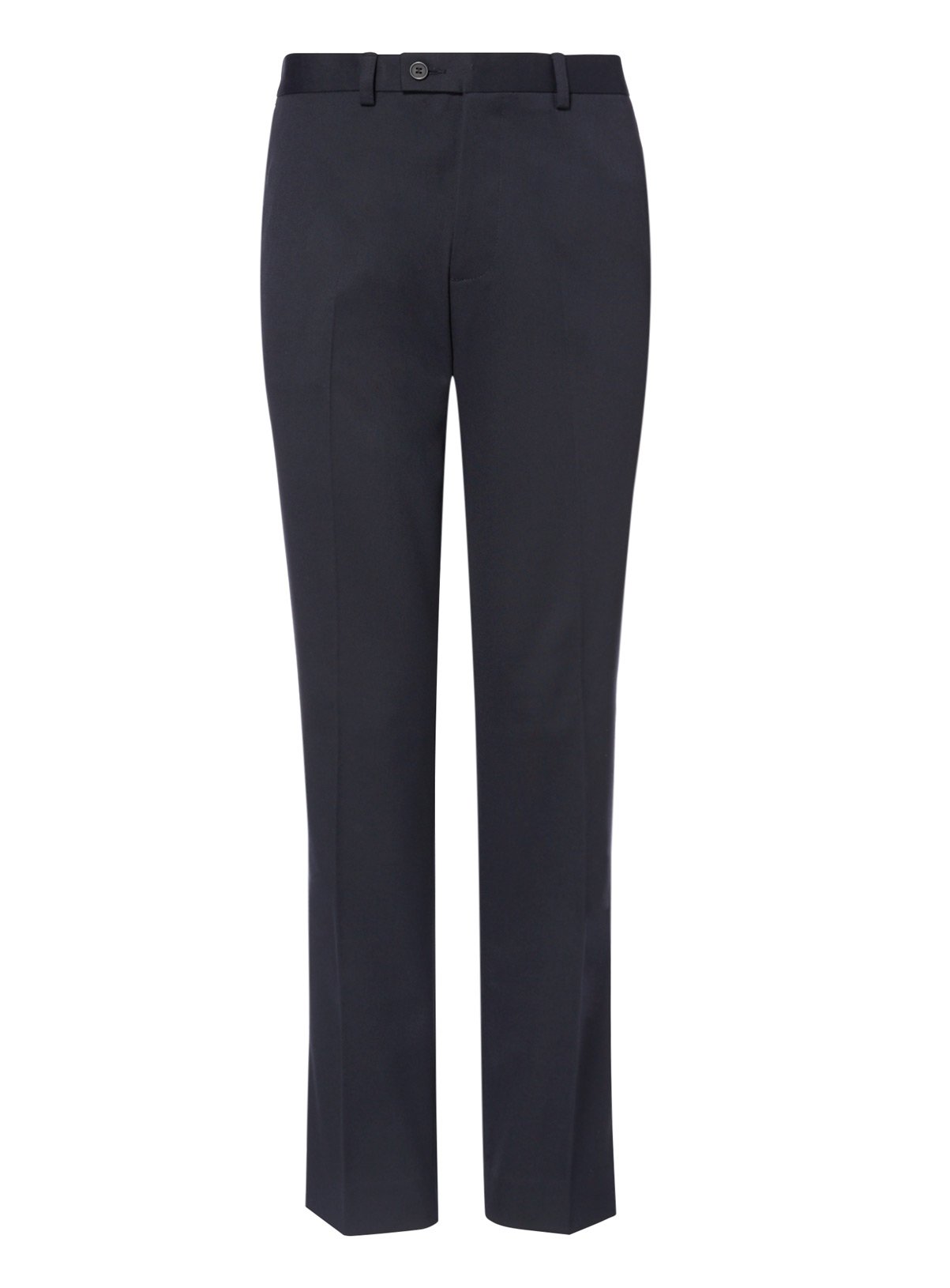 Navy Tailored Fit Trousers With Stretch Review