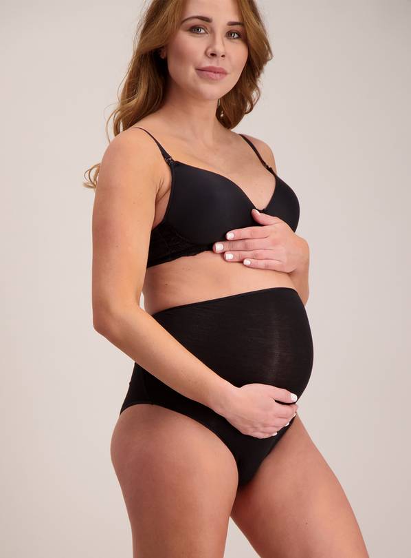 Buy Maternity Black & White Over-Bump Knickers 3 Pack - M, Maternity