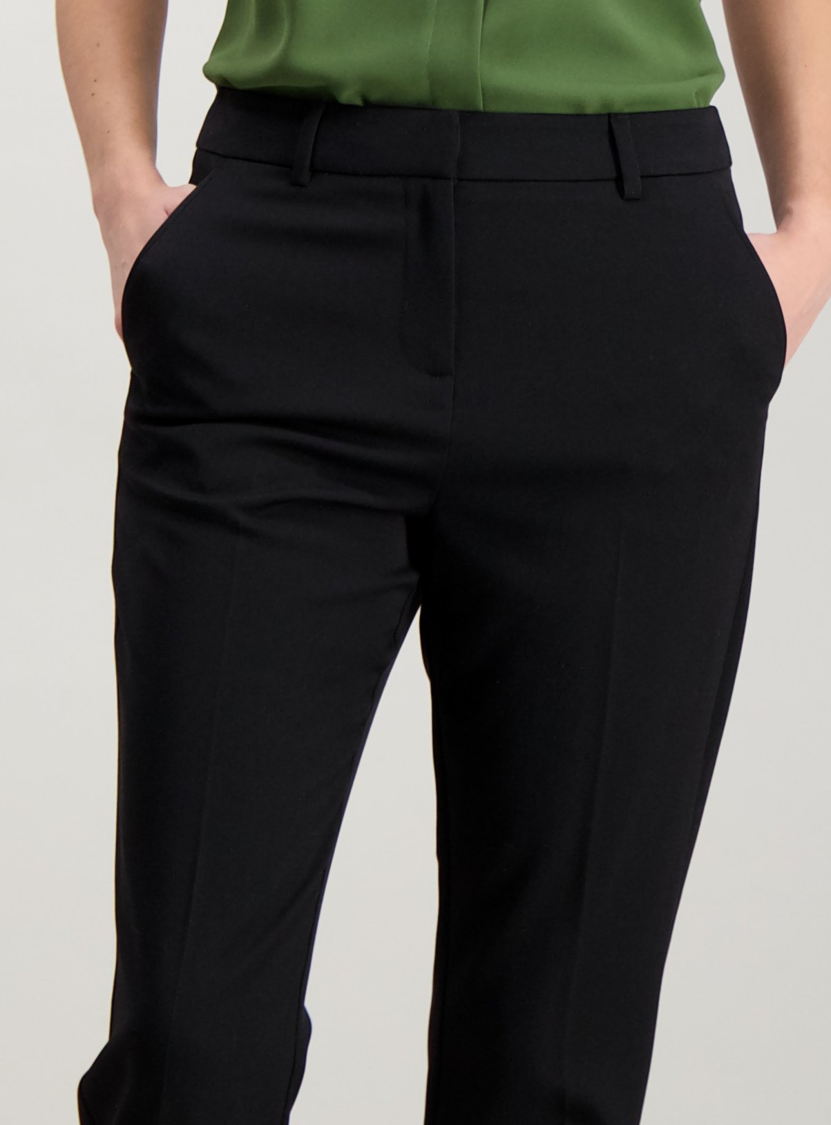 Black Tapered Leg Trousers Review