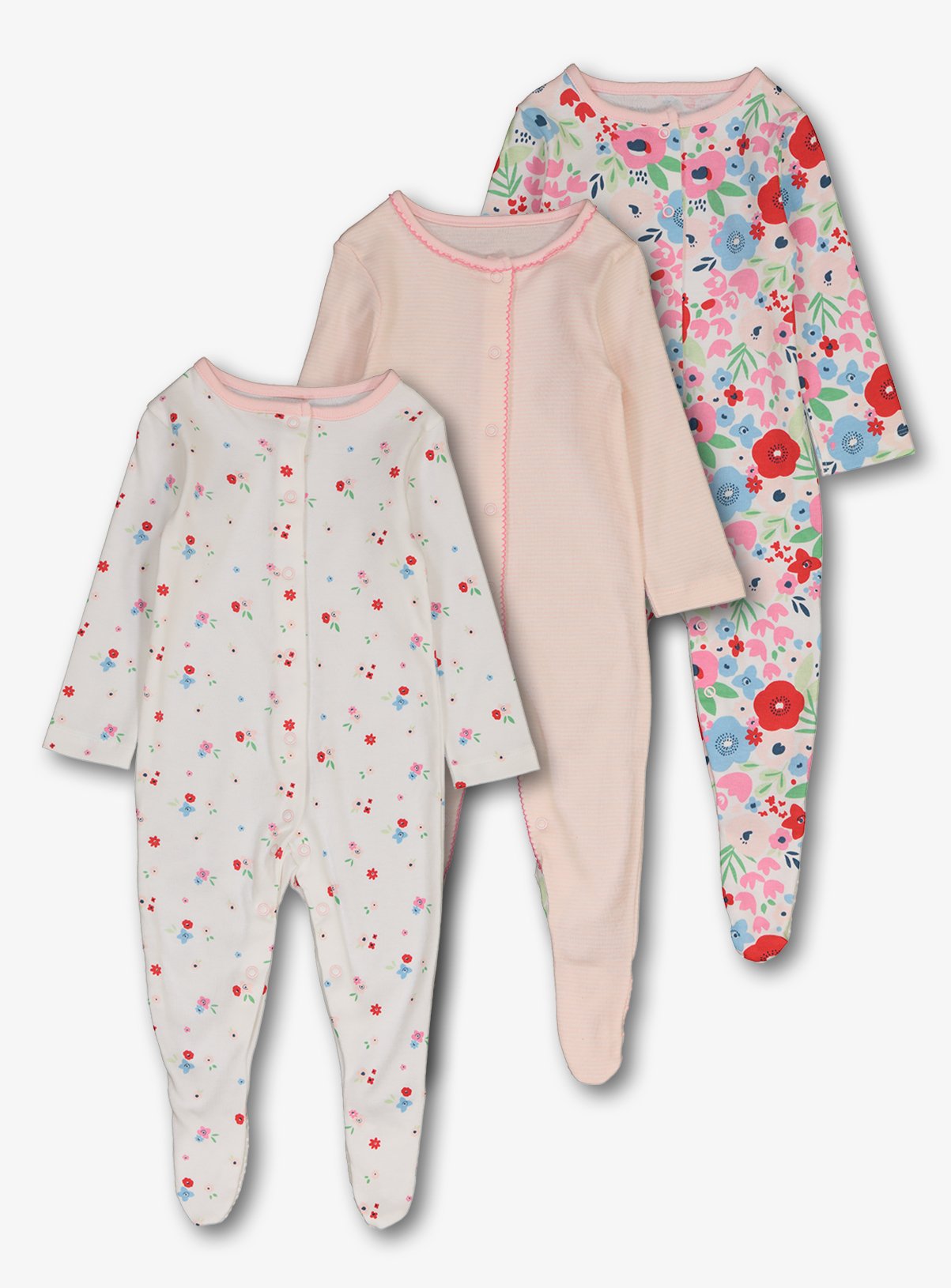 floral sleepsuits