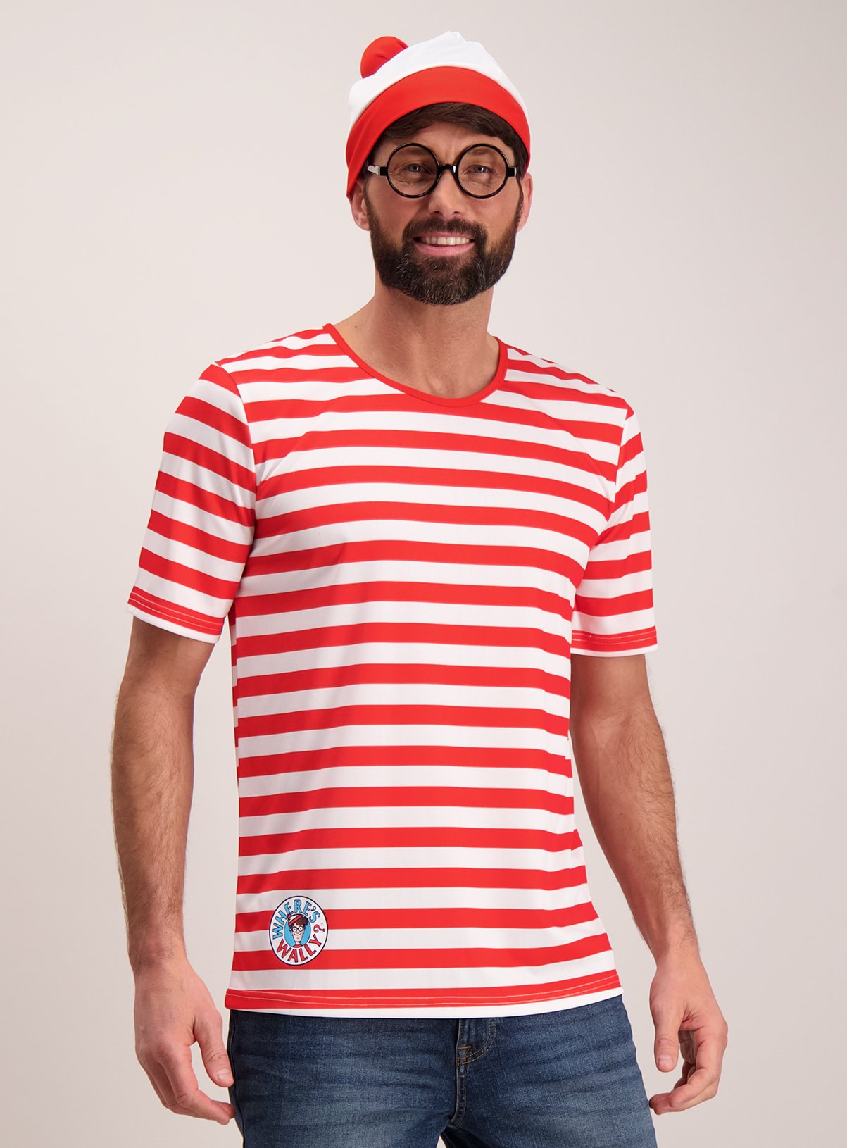 Online Exclusive Where's Wally Red & White Costume 3 Part Se Review