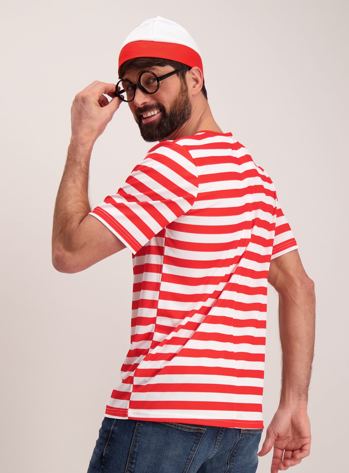 Online Exclusive Where's Wally Red & White Costume 3 Part Se Review