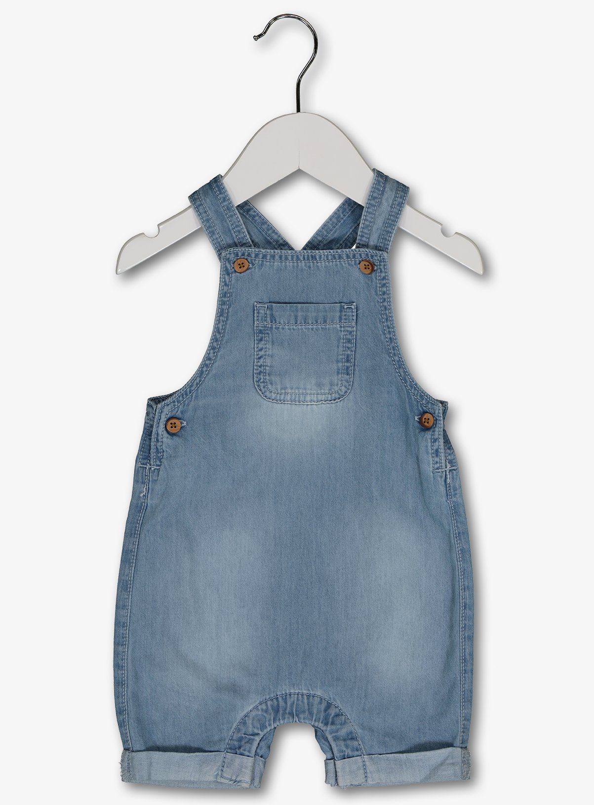 lightweight denim dungarees