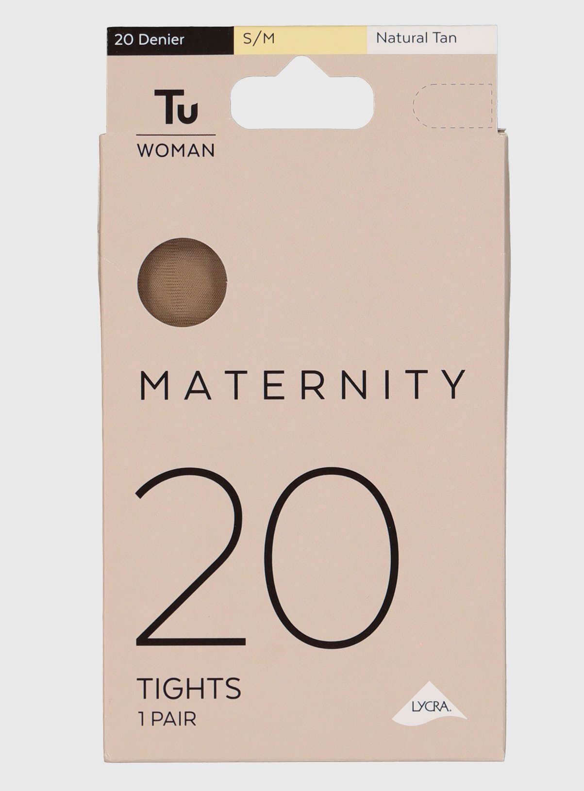 Maternity Natural Tan 20 Denier Tights Review