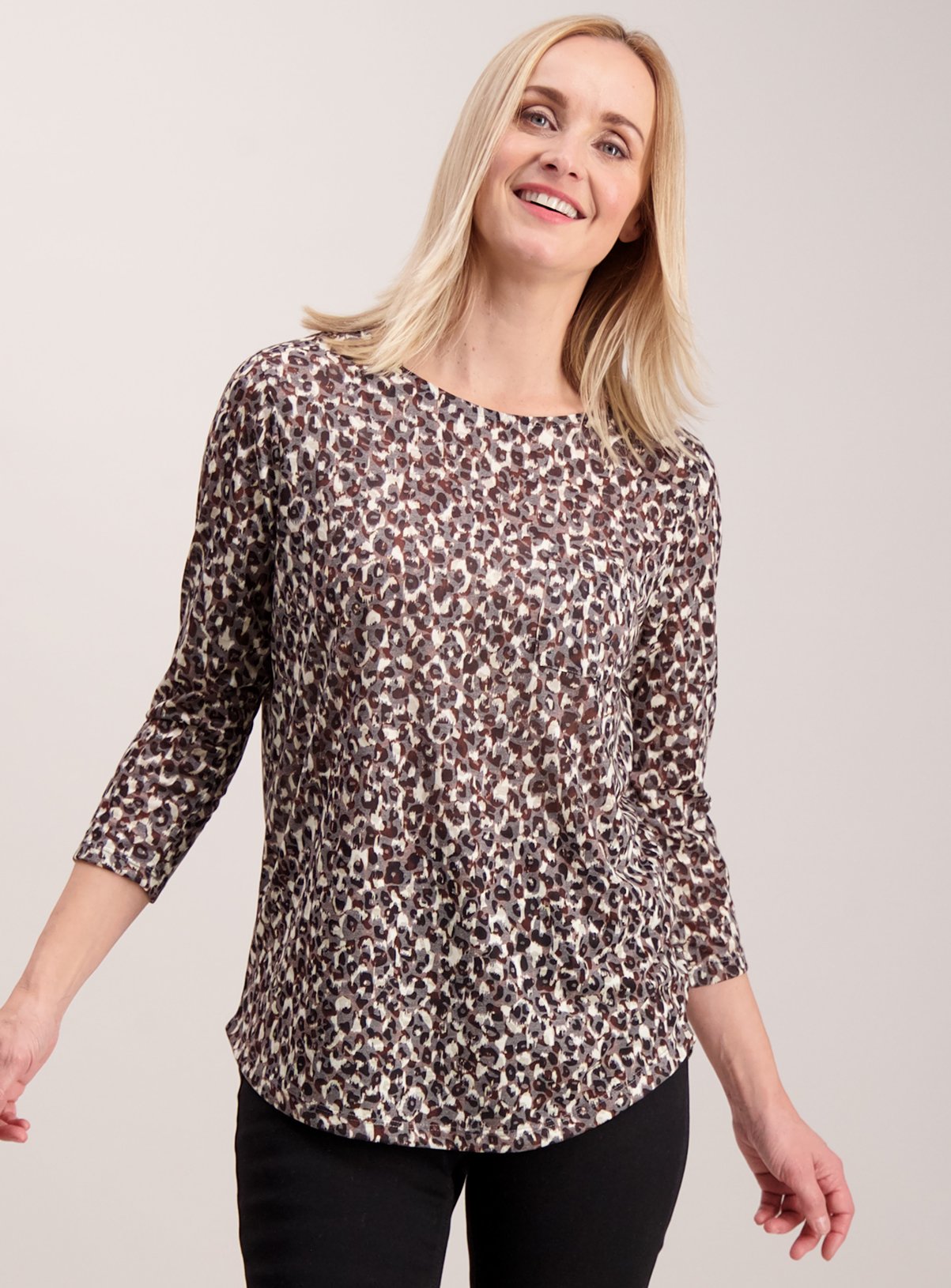 Multicoloured Animal Print Pocket Top Review