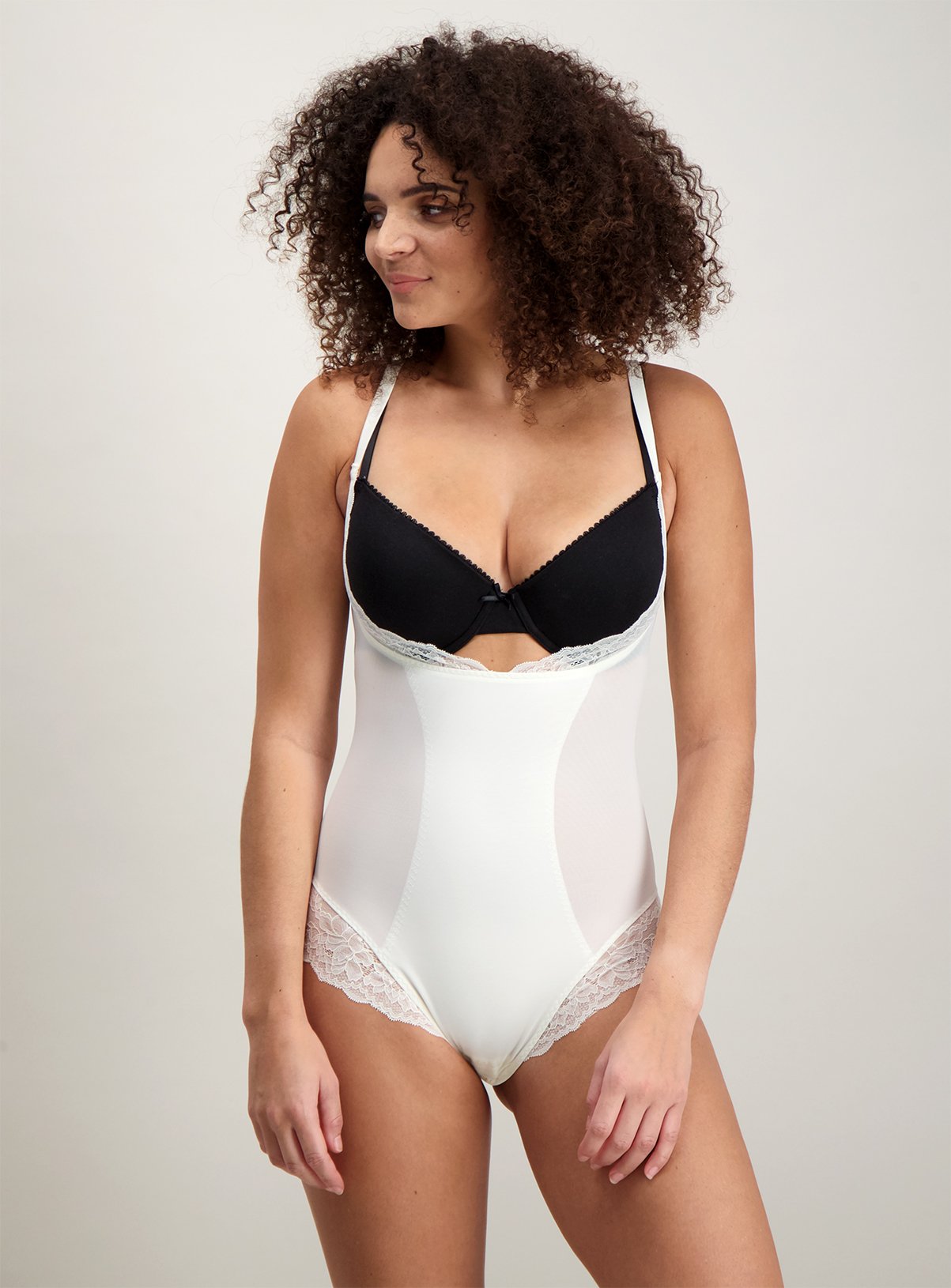 Ivory Mesh & Lace Secret Shaping WYOB Body Review