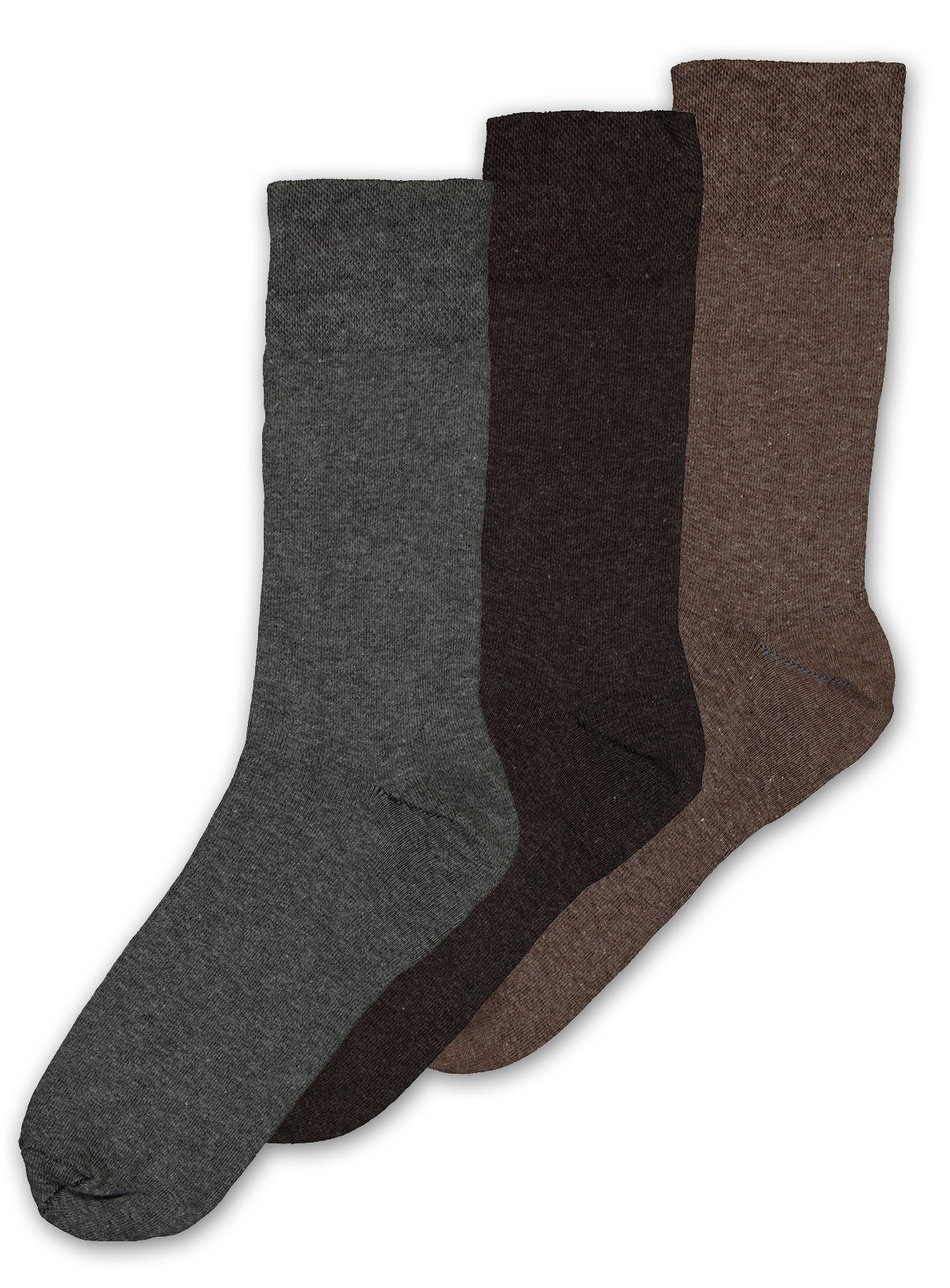 Grey & Brown Comfort Socks 3 Pack Review