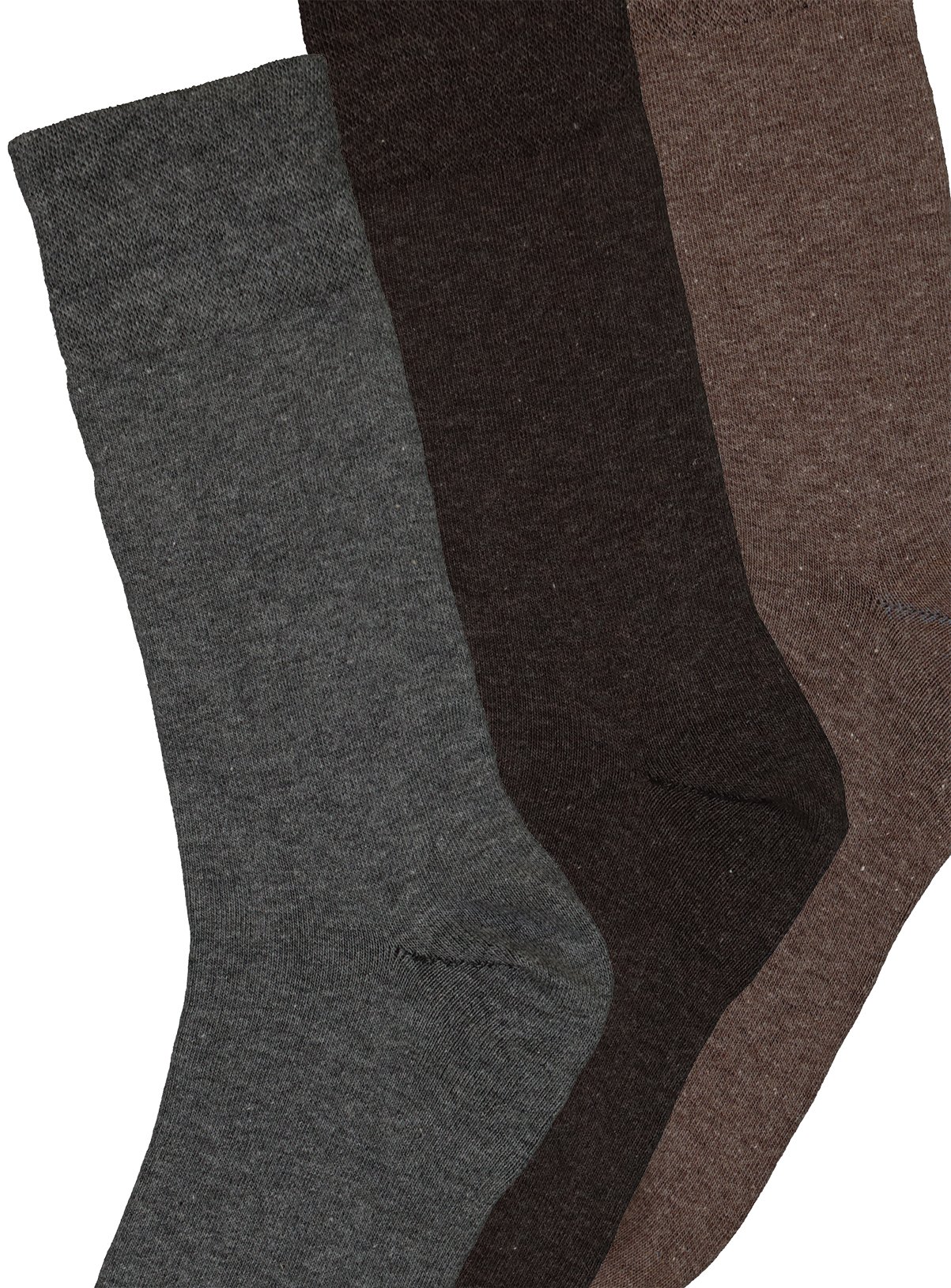 Grey & Brown Comfort Socks 3 Pack Review