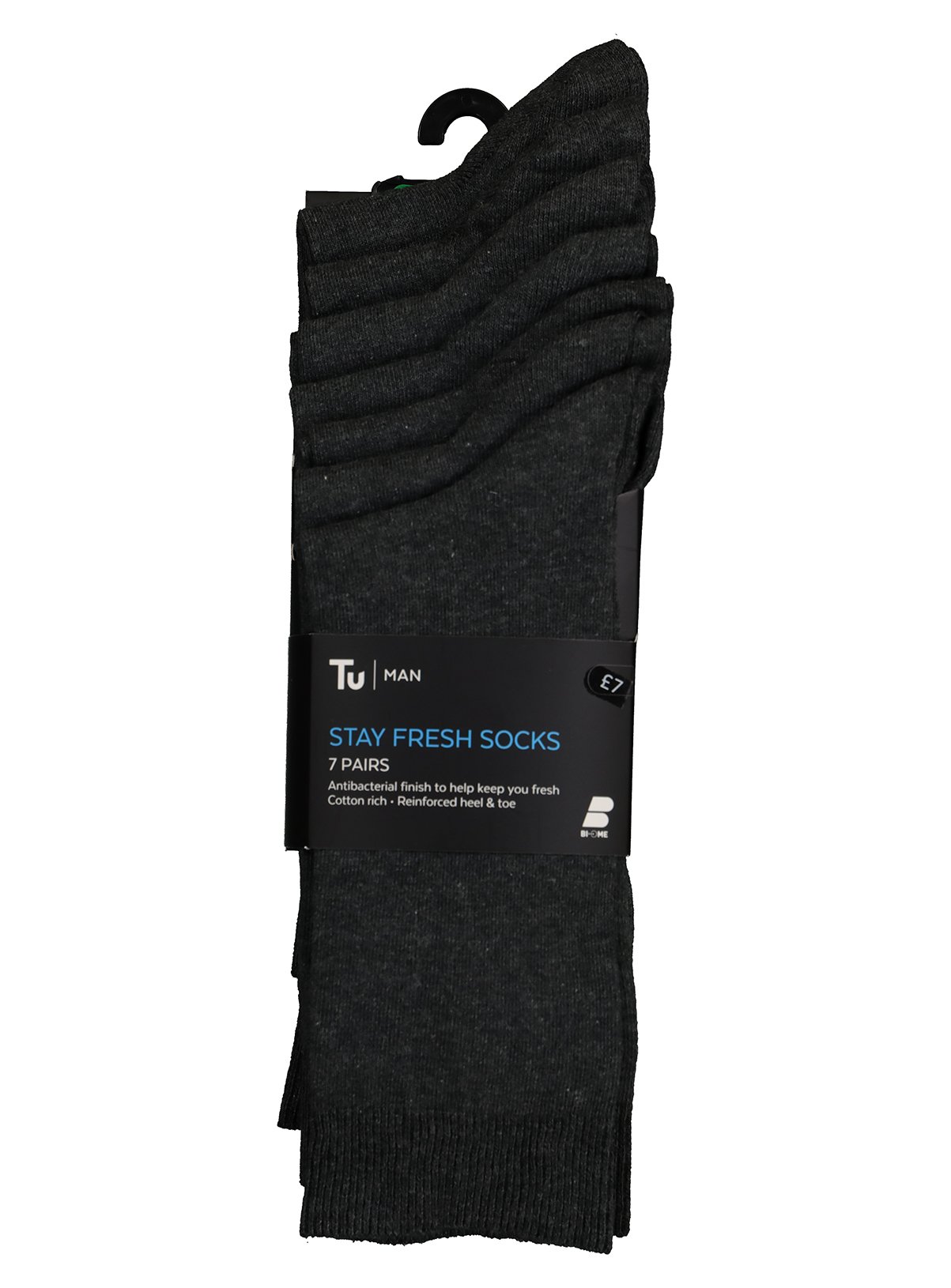 Grey Stay Fresh Socks 7 Pack Review