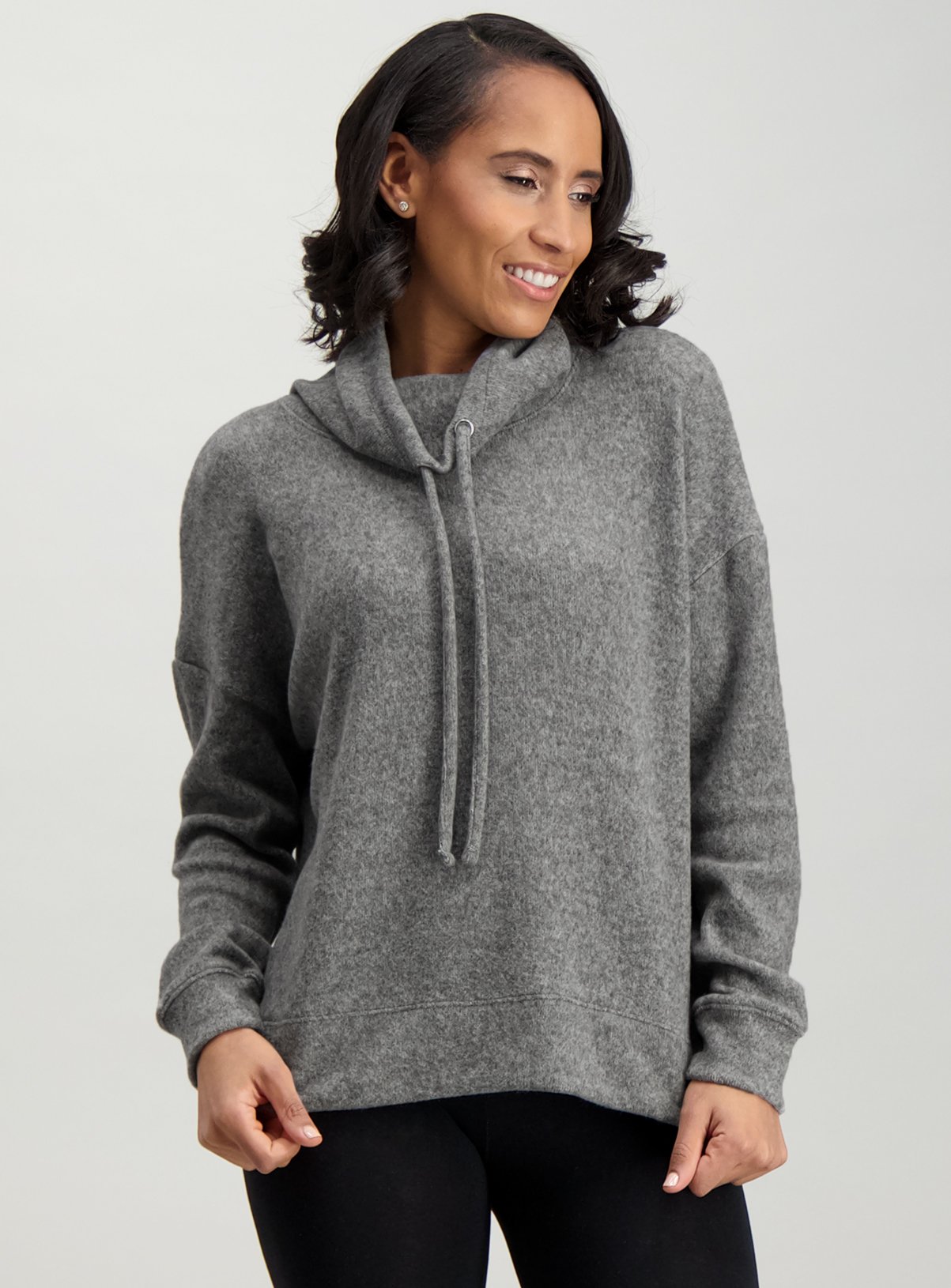 Grey Cowl Neck Top Review