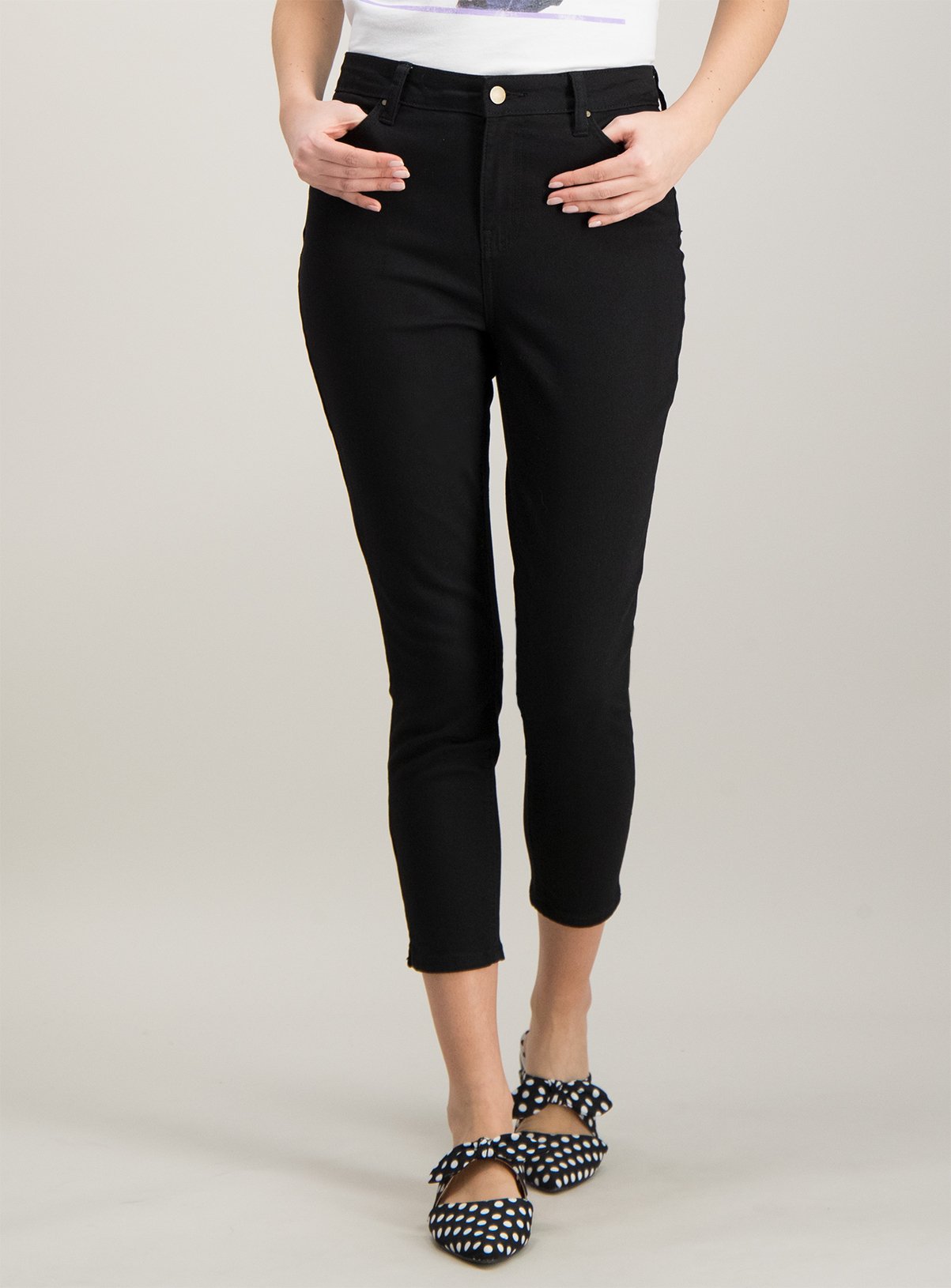 cropped skinny jeans womens