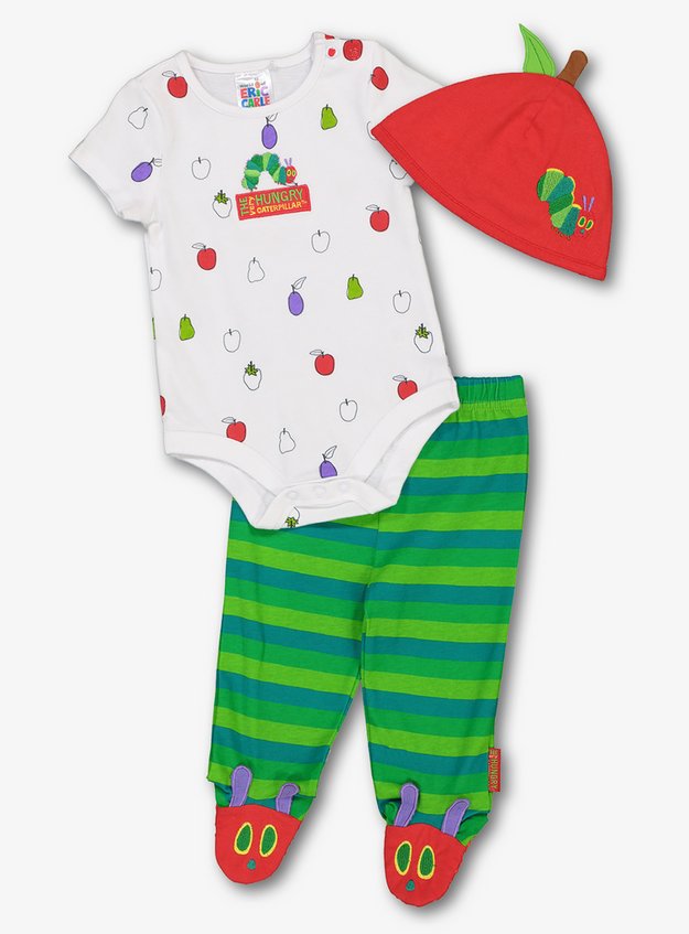 baby the very hungry caterpillar multicoloured set 0 24 months tu clothing 