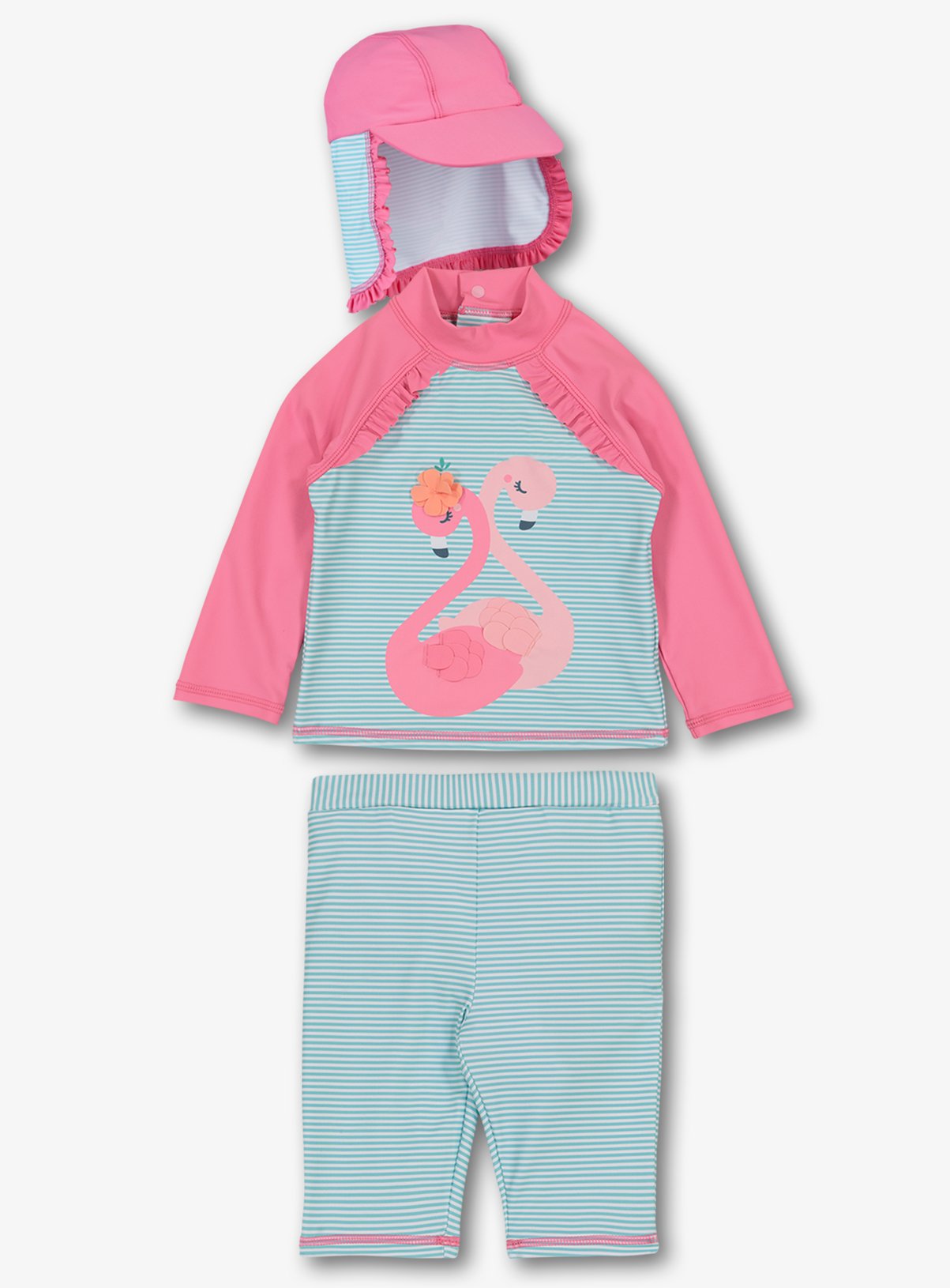 Pink Flamingo Sunsuit Set Review