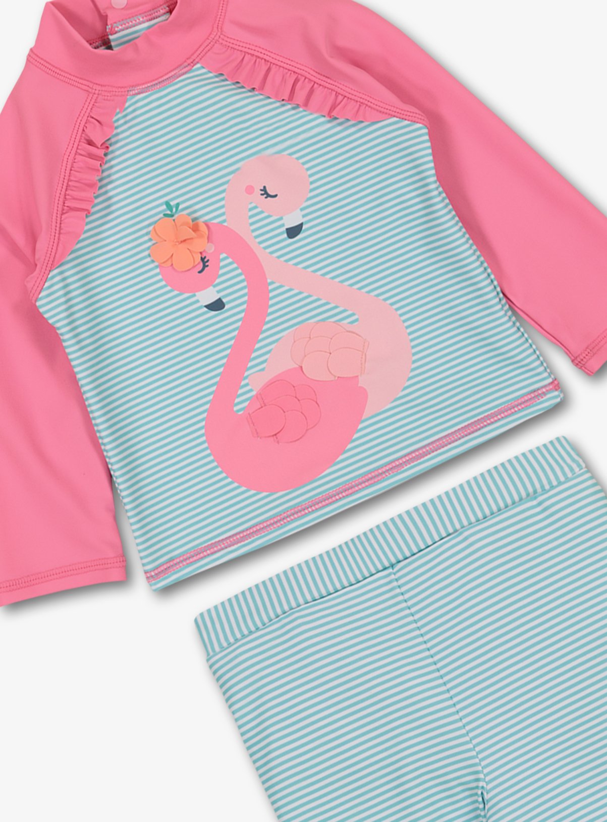 Pink Flamingo Sunsuit Set Review