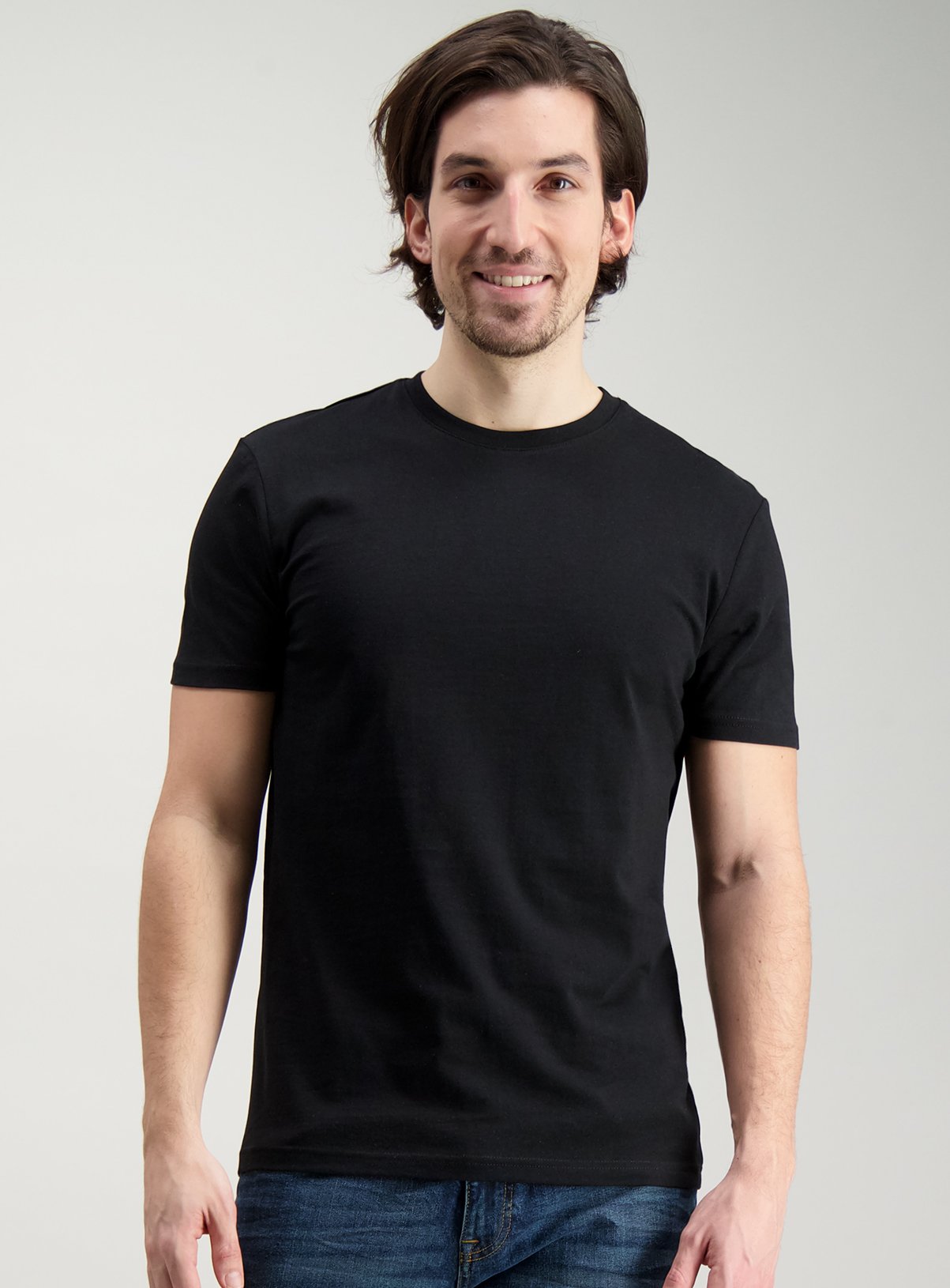 black slim fit shirt mens