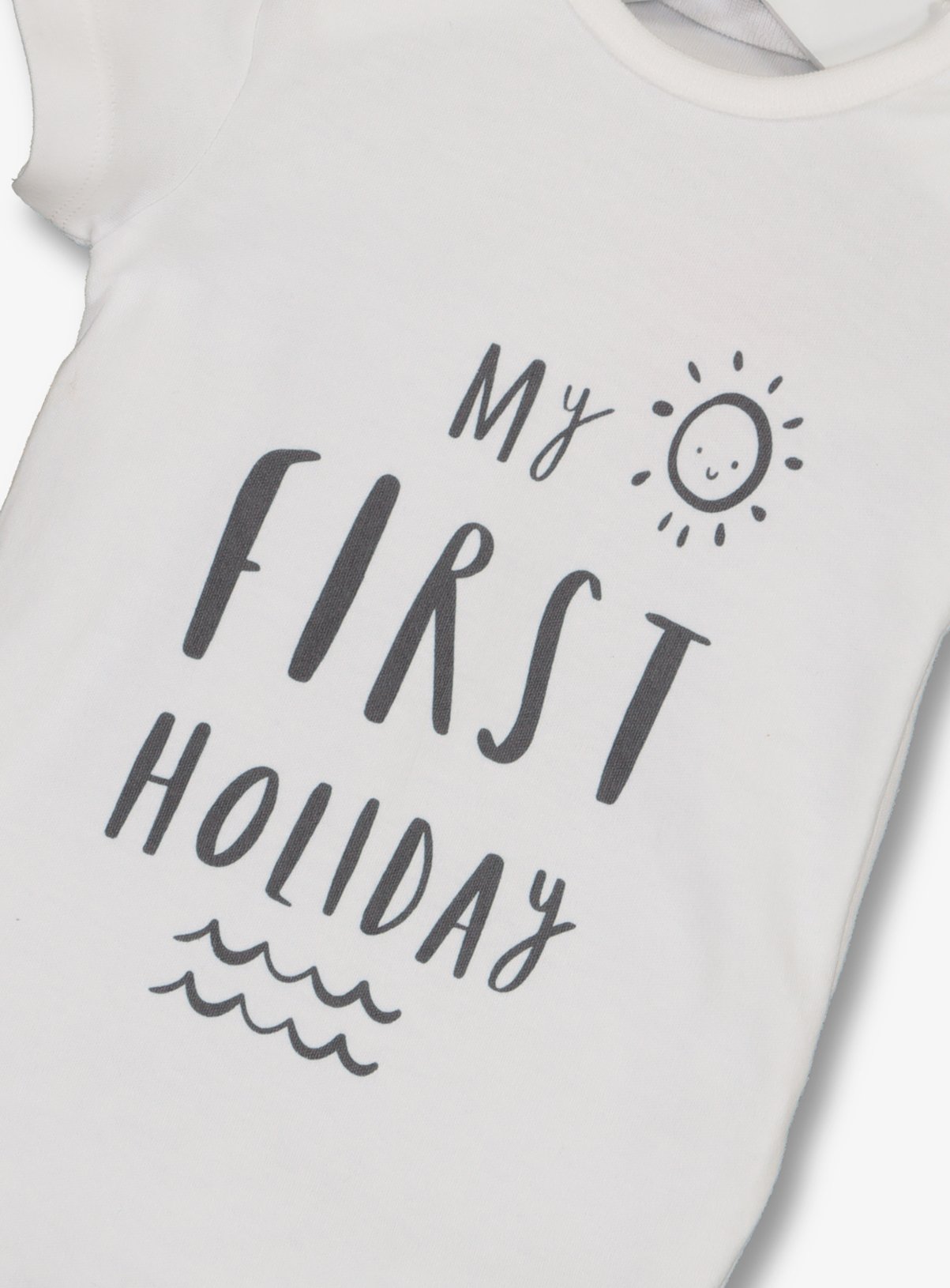 White 'First Holiday' Bodysuit Review