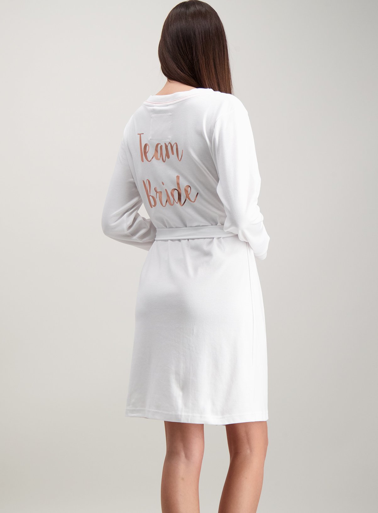 White Team Bride Dressing Gown Review