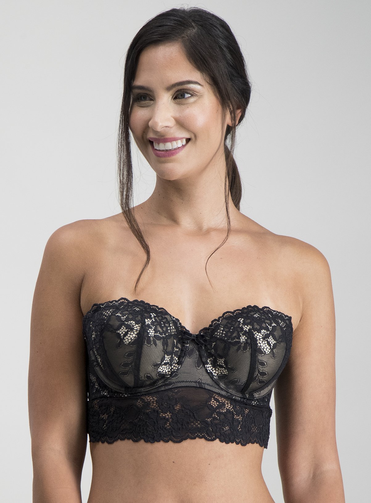 Online Exclusive Black Lace Longline Multiway Bra Review