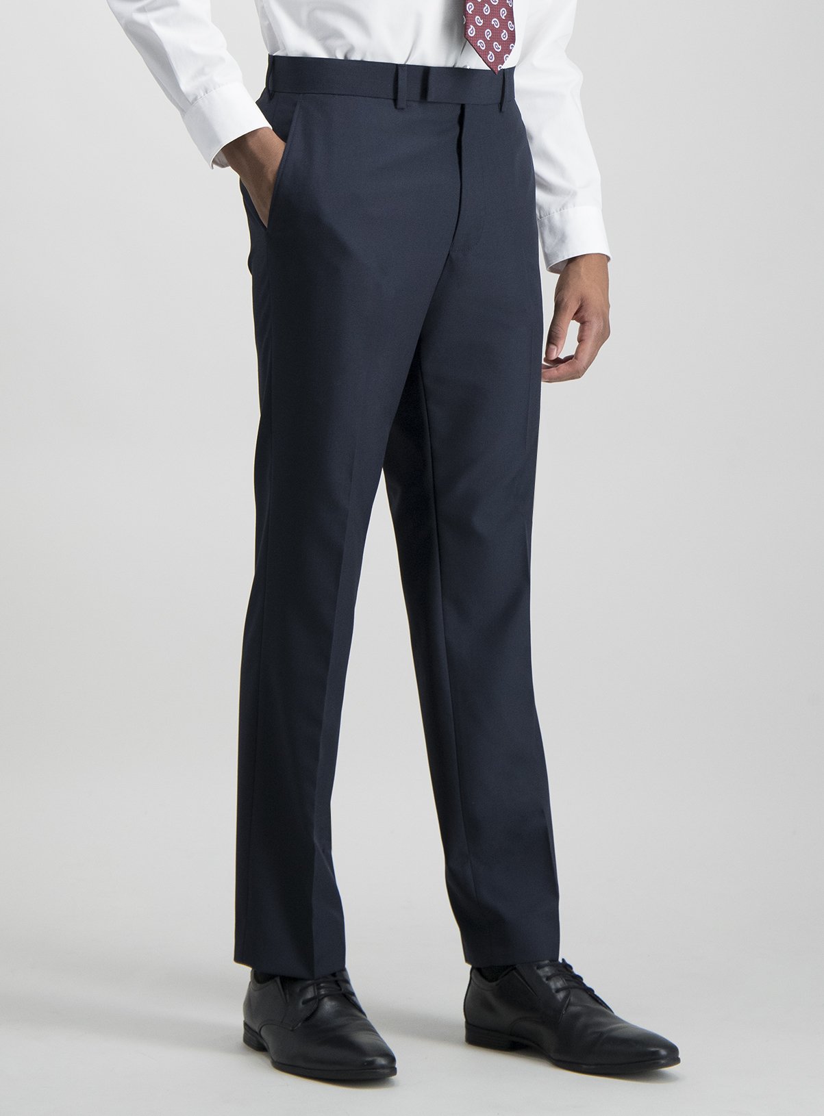 Navy Tailored Fit Suit Trousers Review