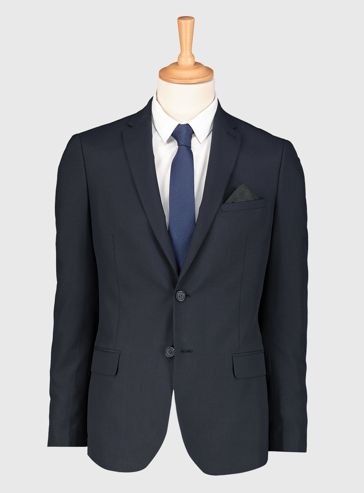 Online Exclusive Navy Check Slim Fit Suit Jacket Review