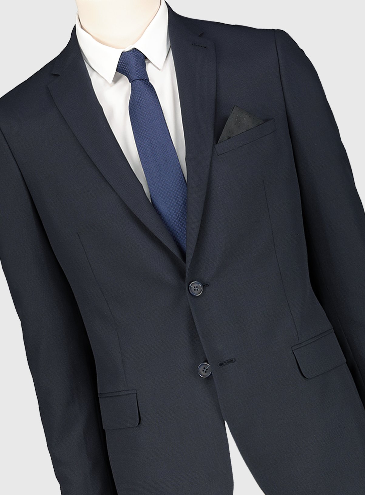 Online Exclusive Navy Check Slim Fit Suit Jacket Review