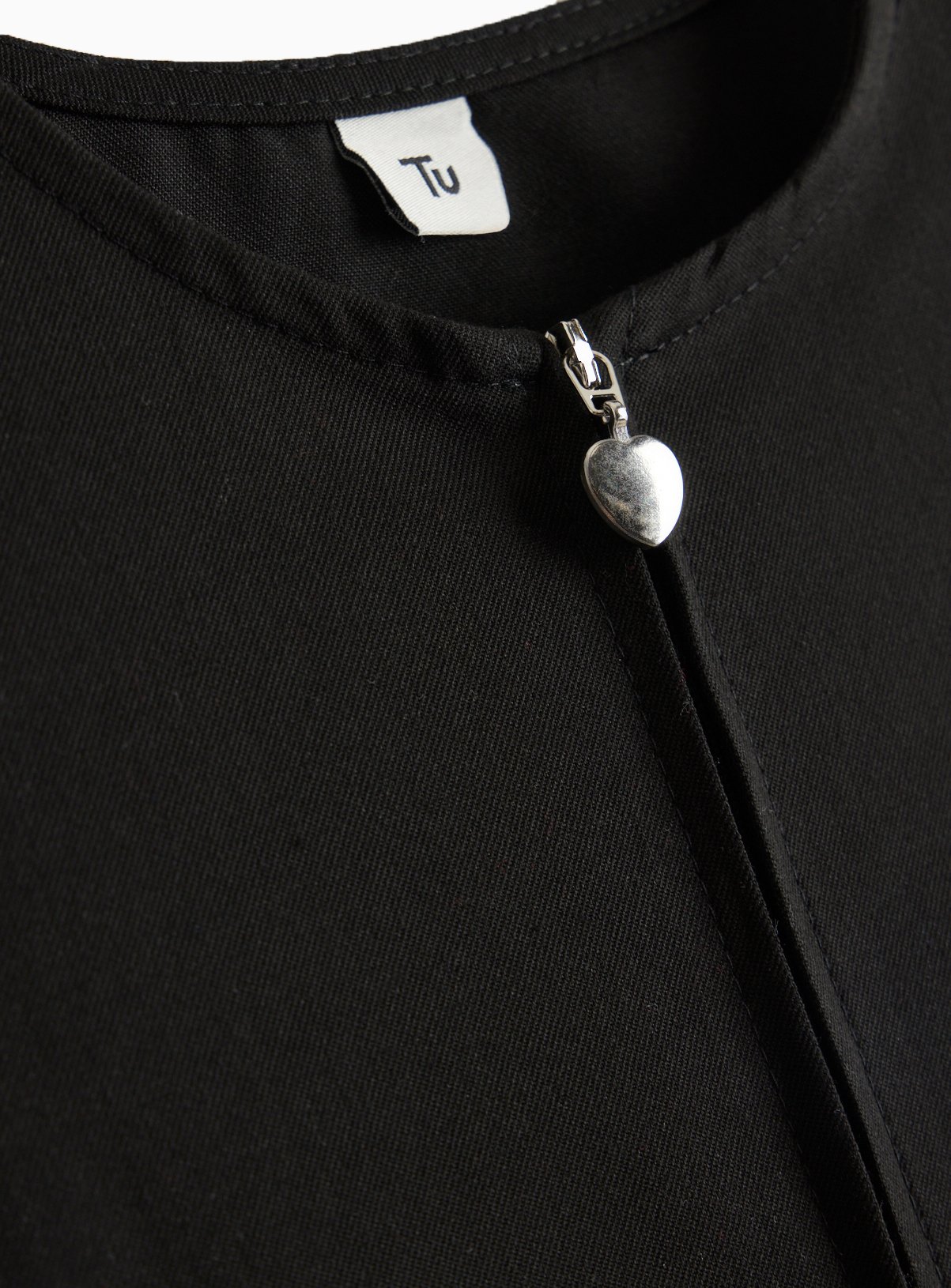 Black Pleated Zip Through Pinafore 2 Pack 9 years - Image 5 thumbnail