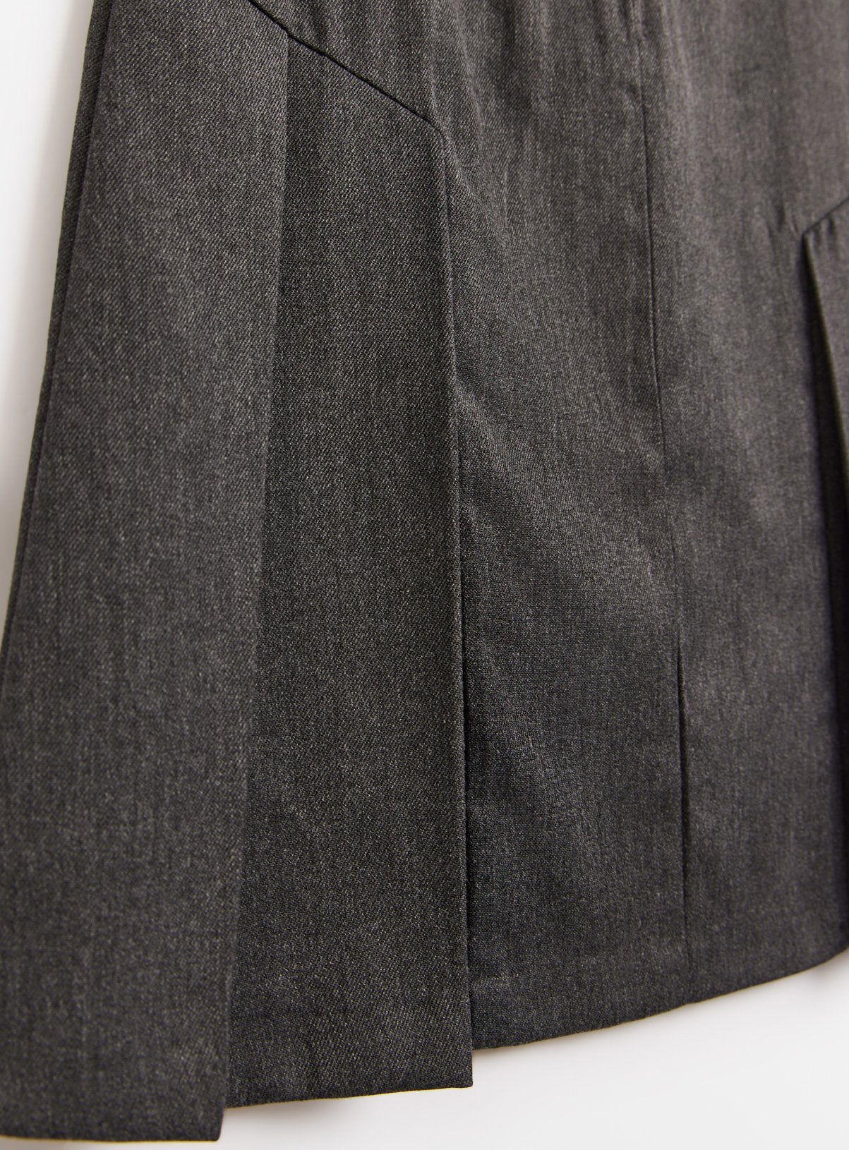 Grey Zip Through Plus Fit Pinafore 2 Pack 8 years - Image 3 thumbnail