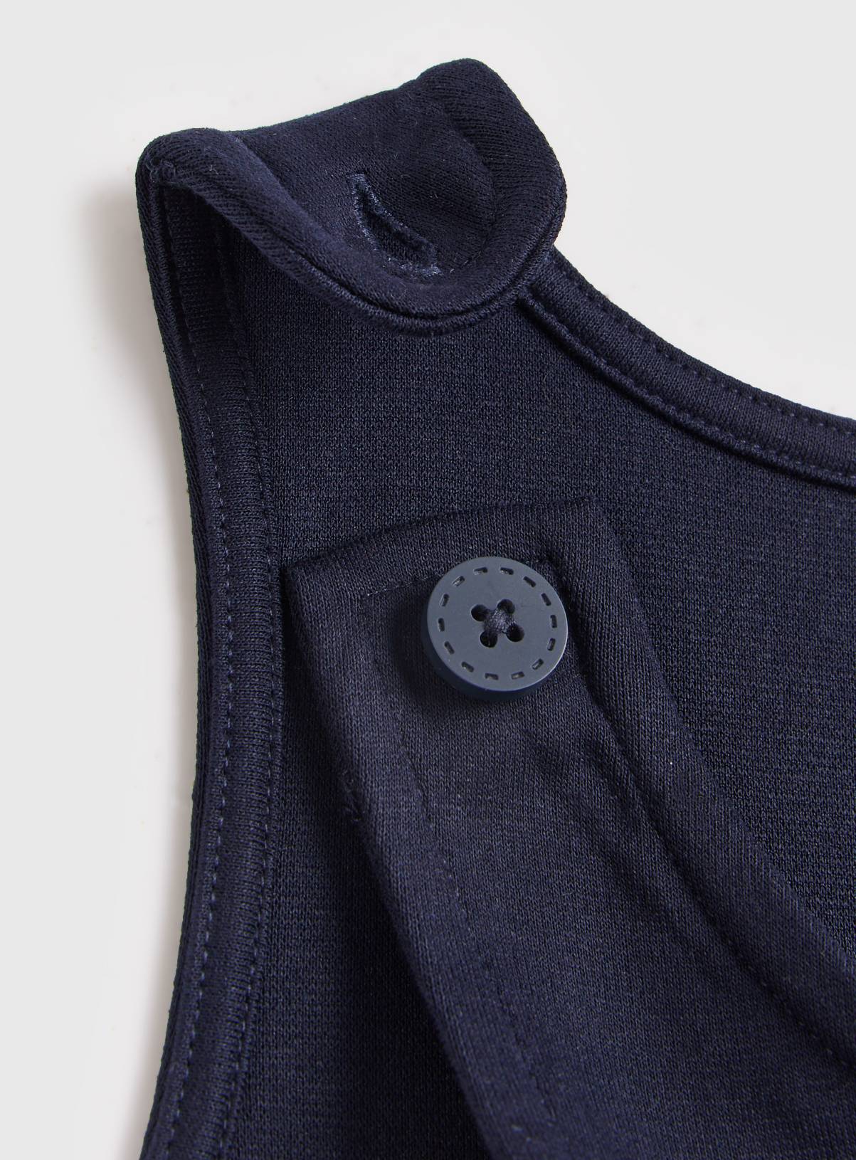 2 Pack Navy Jersey Pinny  11 years - Image 2