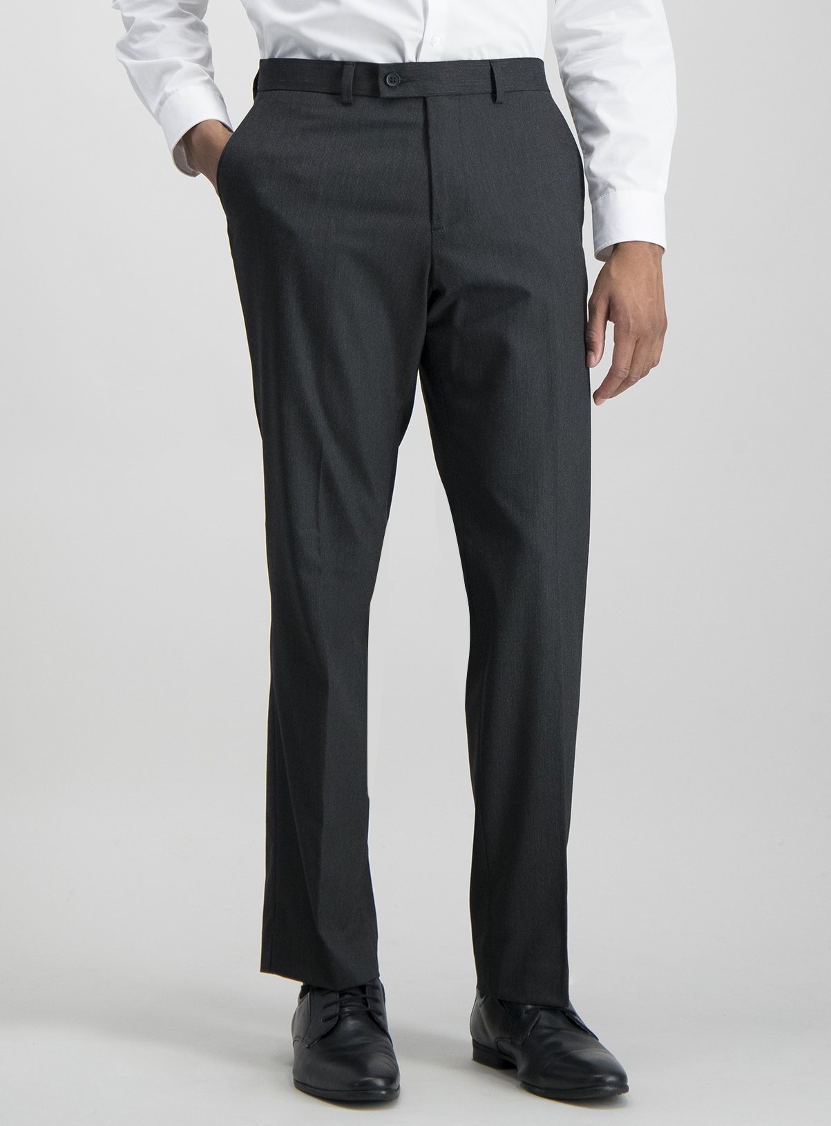 Online Exclusive Black Pinstripe Tailored Trouser With Stret Review