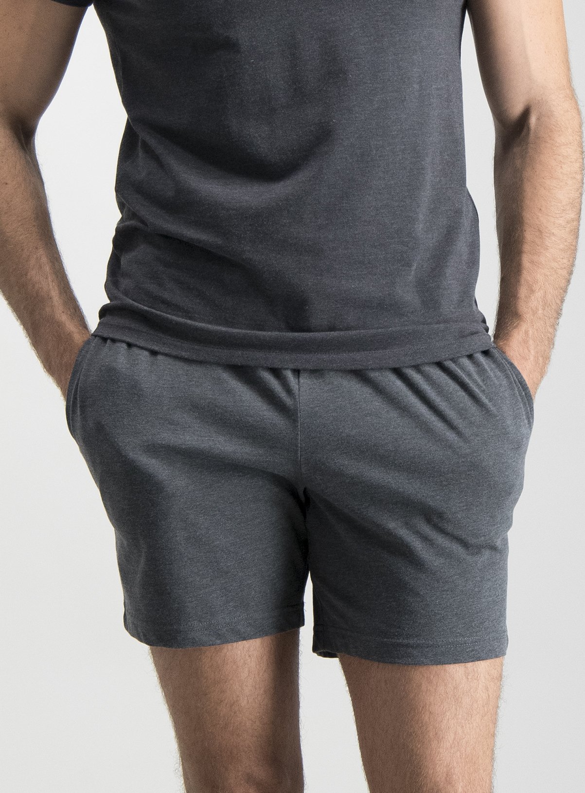 Black & Charcoal Grey Marl Short Pyjama Bottoms 2 Pack Review