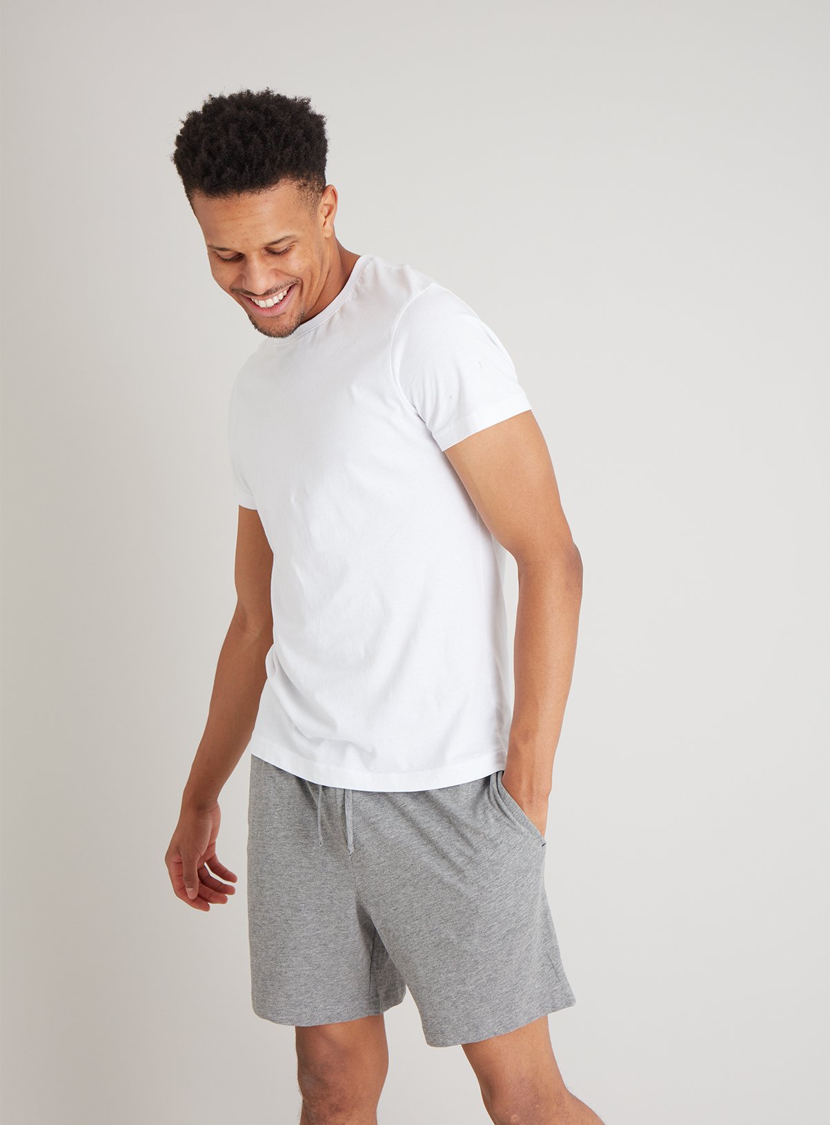 Navy & Grey Marl Short Pyjama Bottoms 2 Pack Review