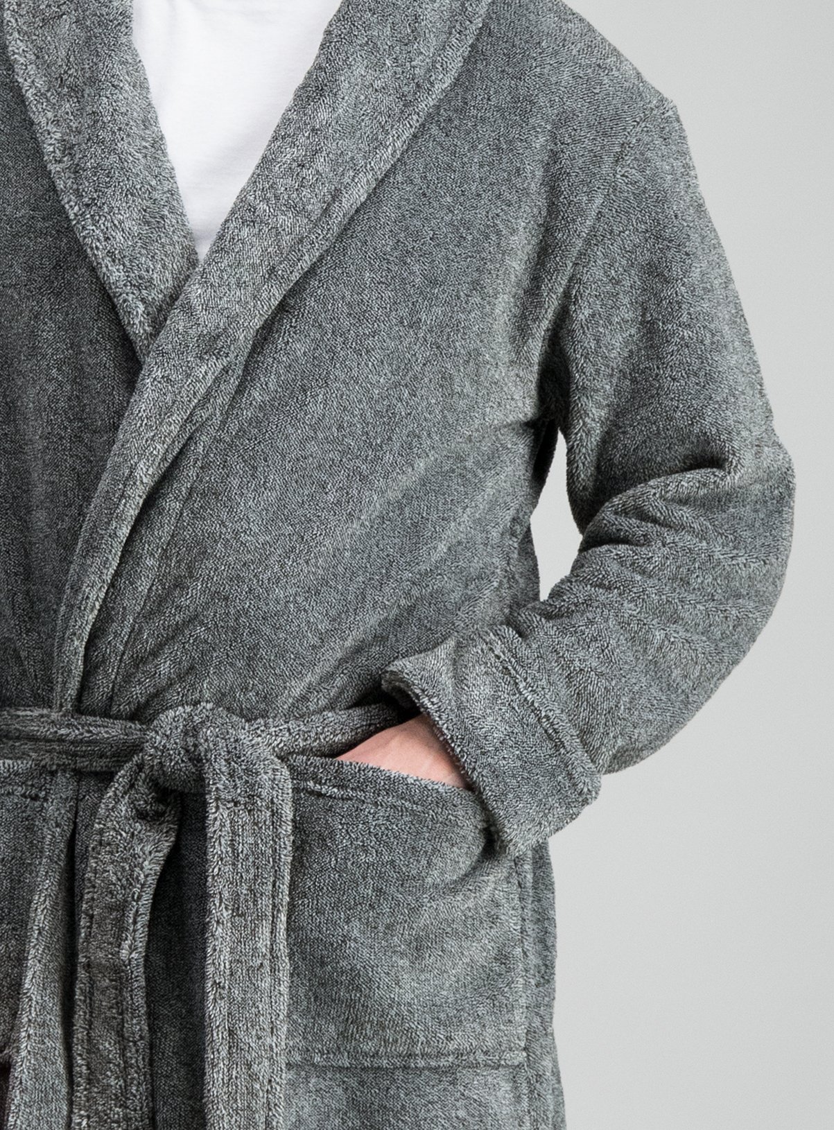 Grey Fleece Soft Dressing Gown Review