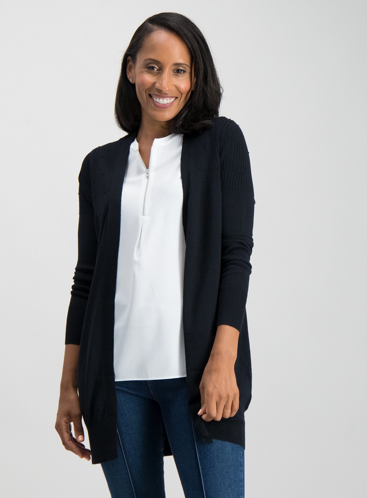 long black cardigan next