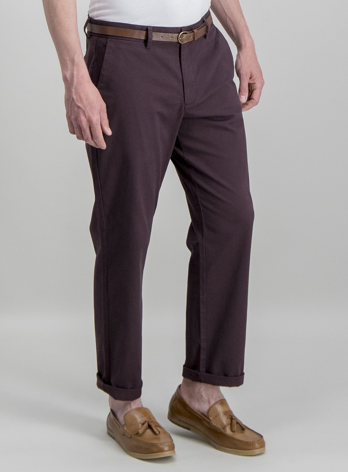 Online Exclusive Burgundy Belted Straight Fit Chinos Review